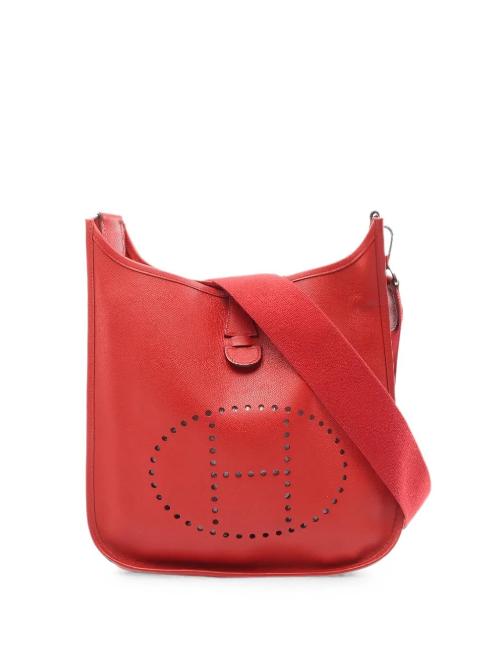 2000s 2 De PM Evelyn perforated-logo leather shoulder bag
