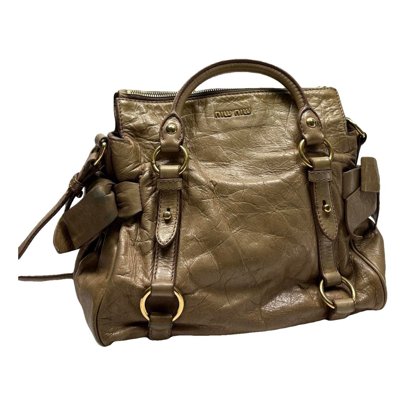 Leather handbag