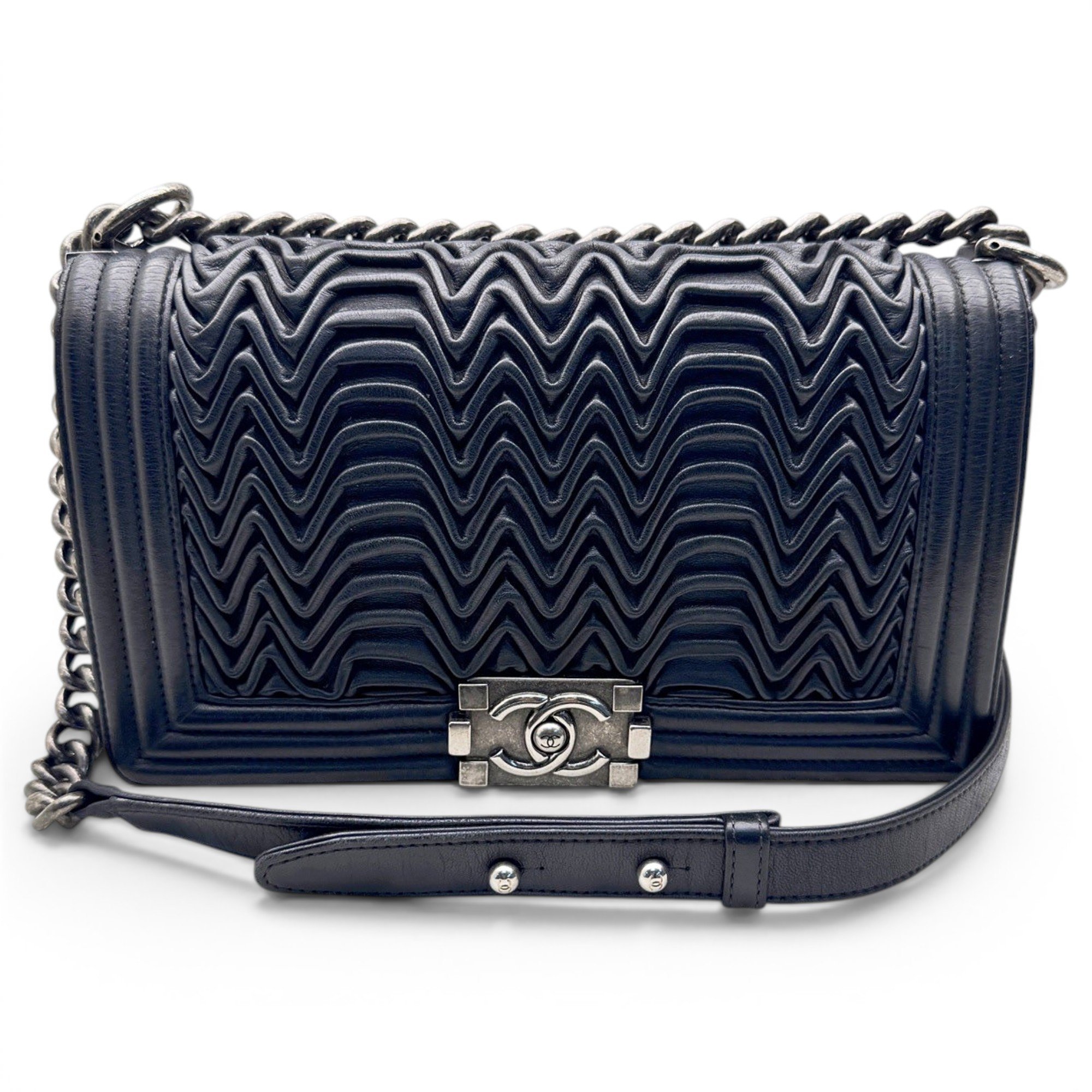 Boy leather crossbody bag