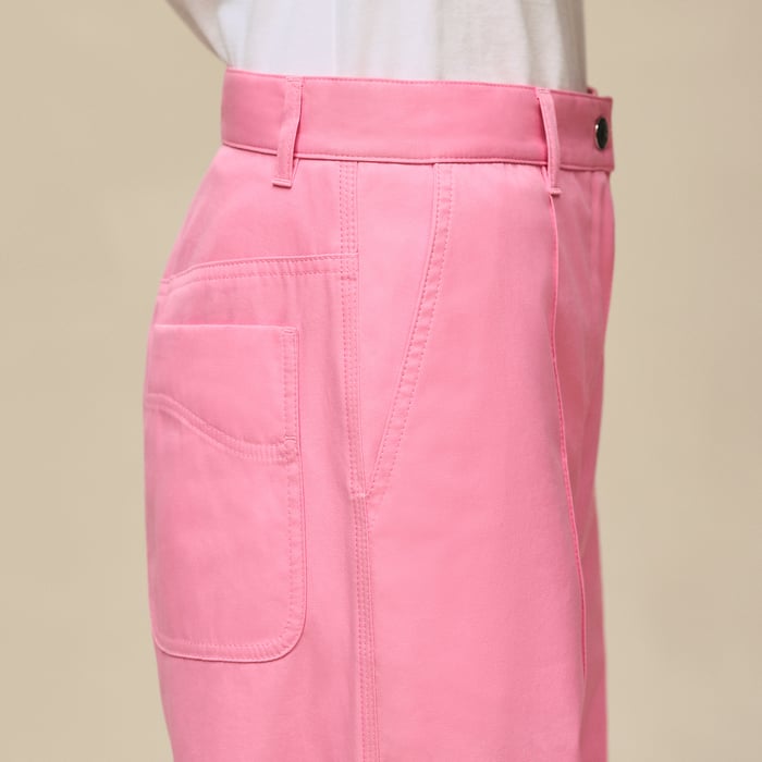 Rose Bonbon Loose Fit Pants