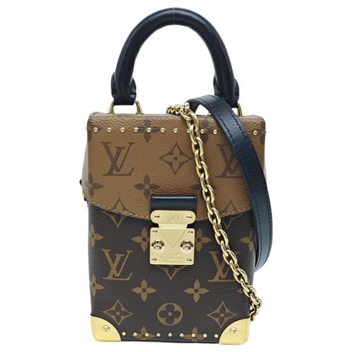 Camera Box leather handbag