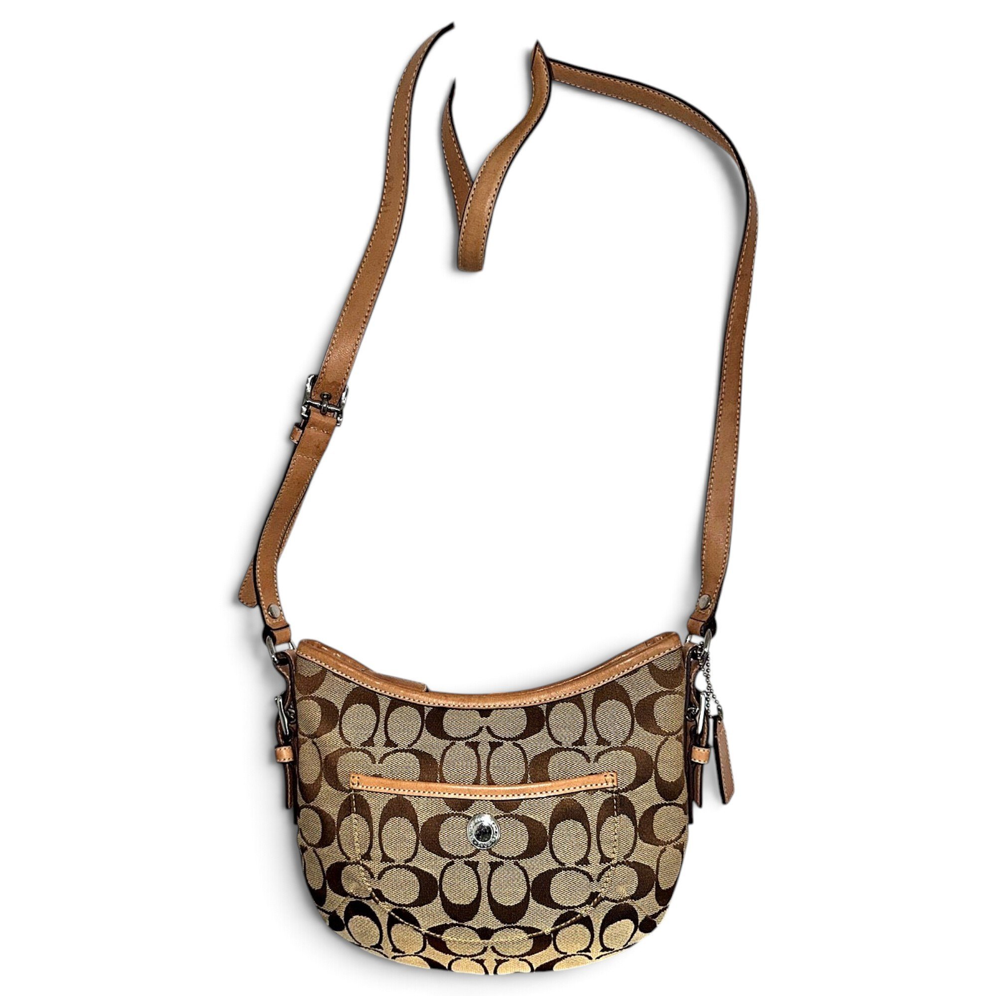 Signature Sufflette cloth crossbody bag