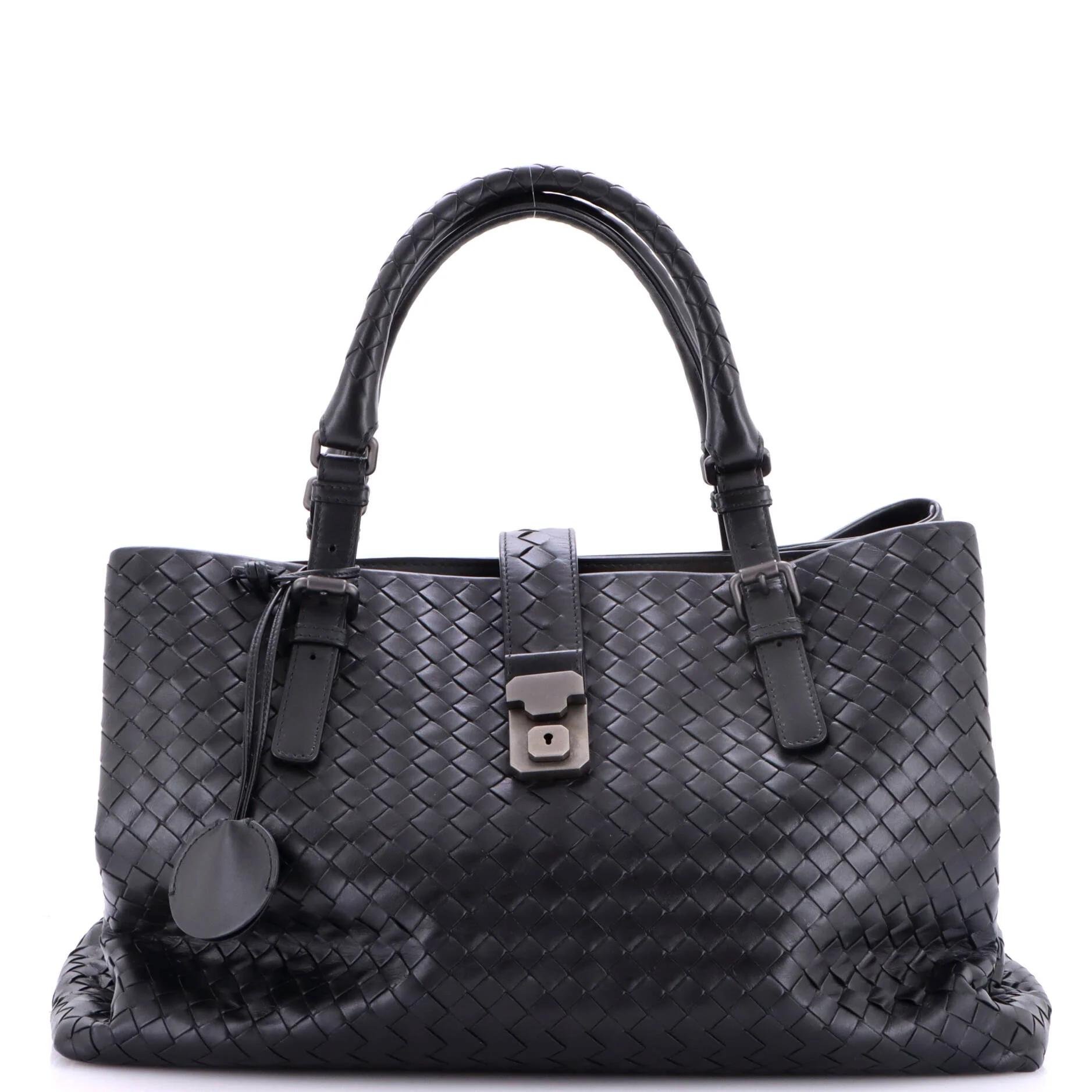 Leather tote