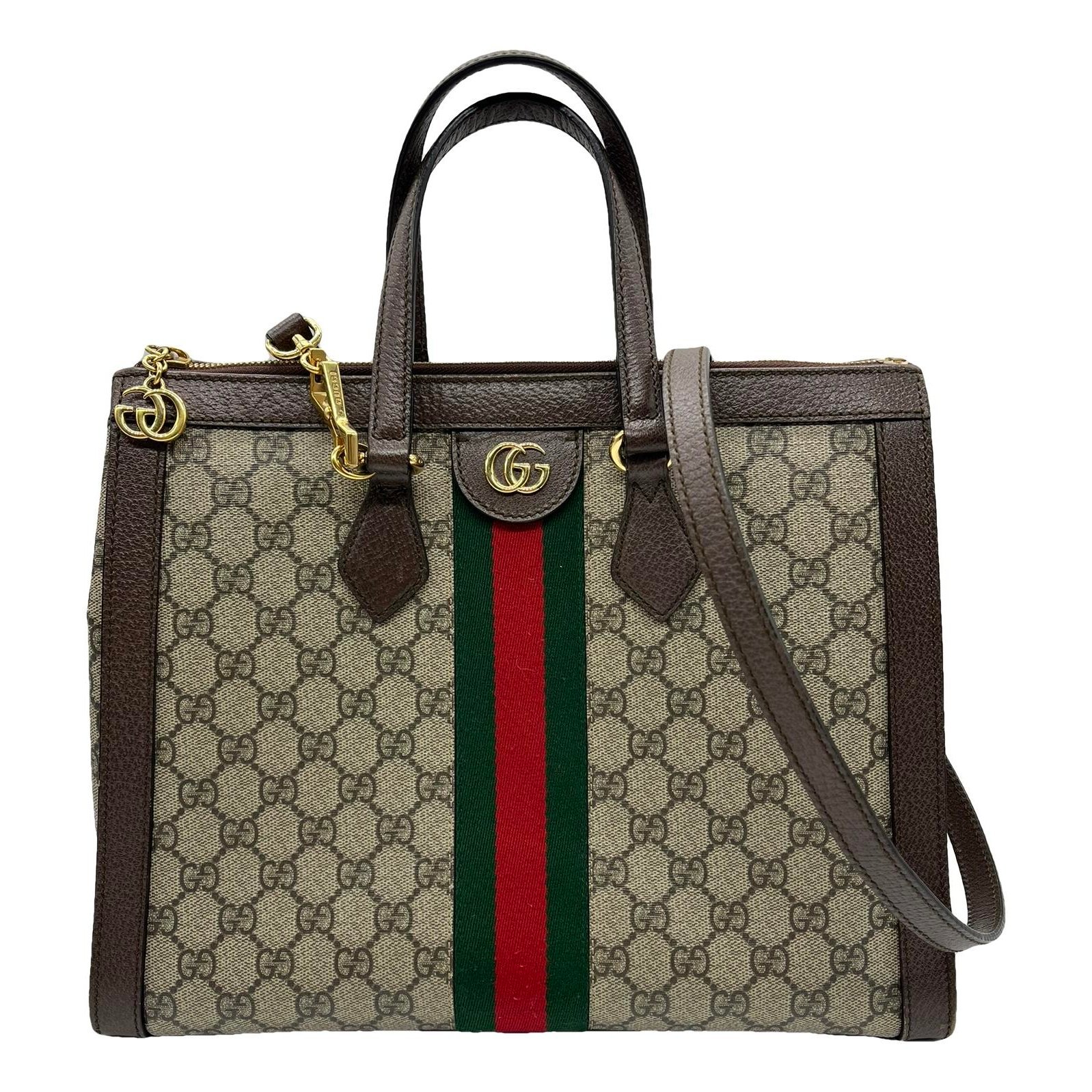Ophidia Top Handle cloth handbag