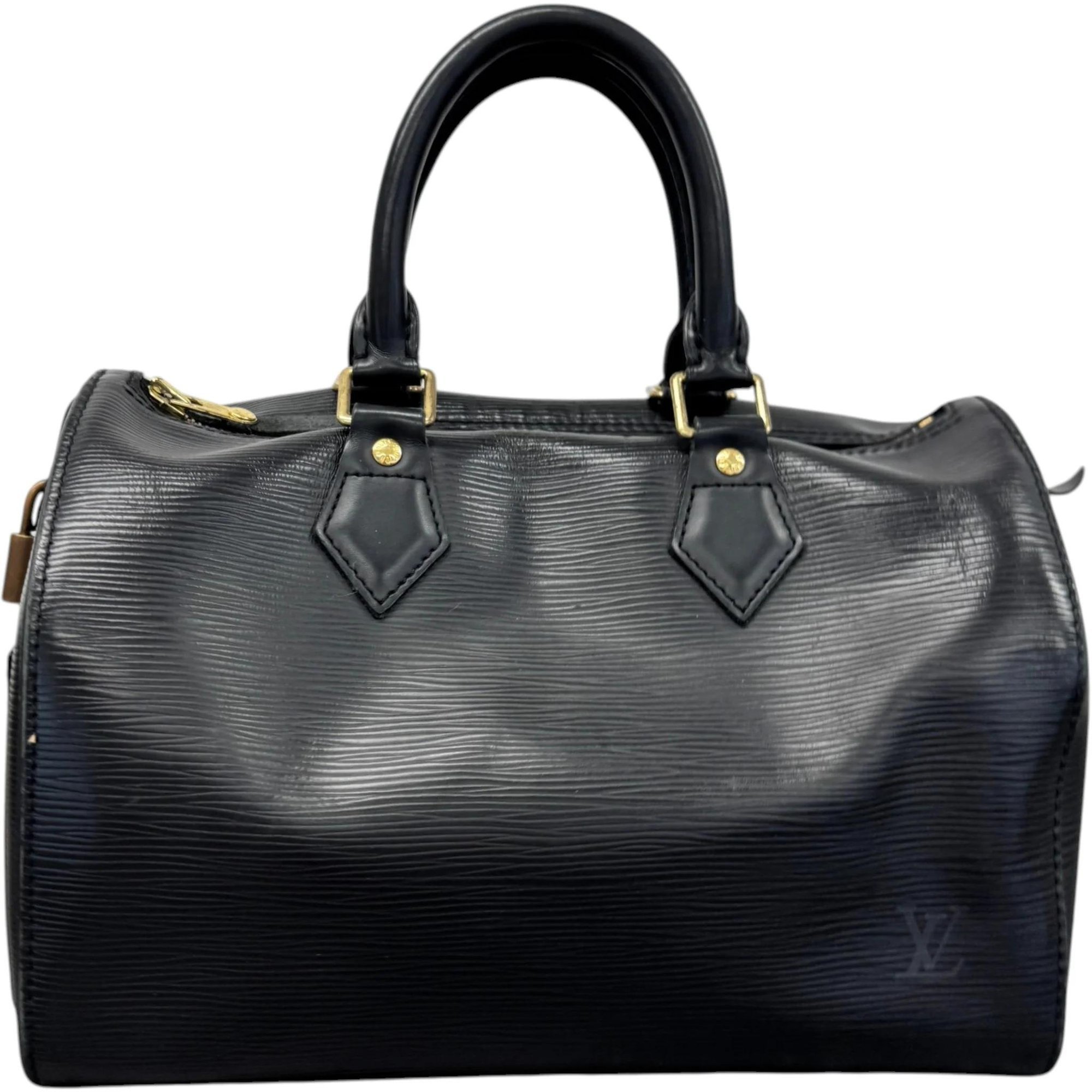 Speedy leather handbag