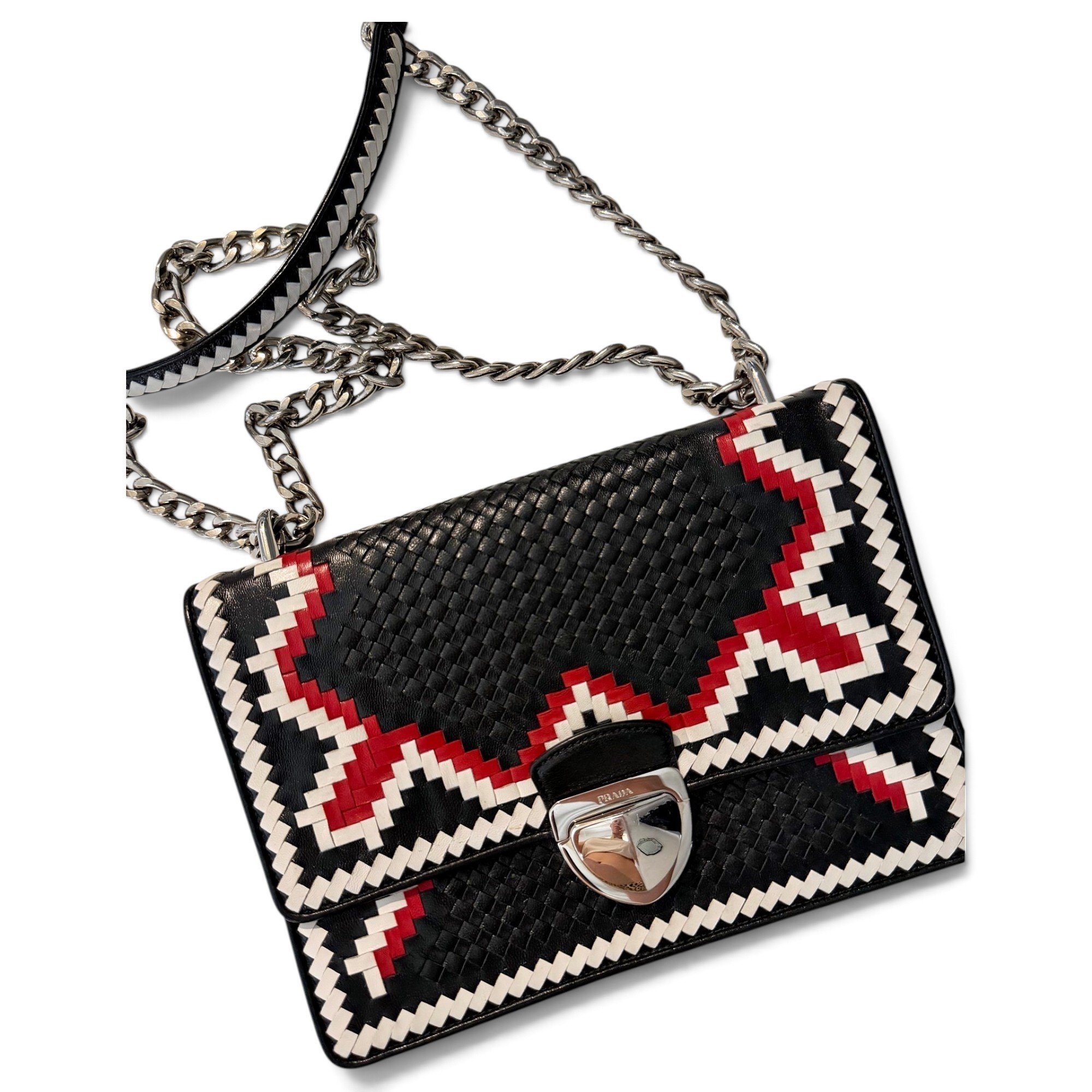 Cahier leather handbag