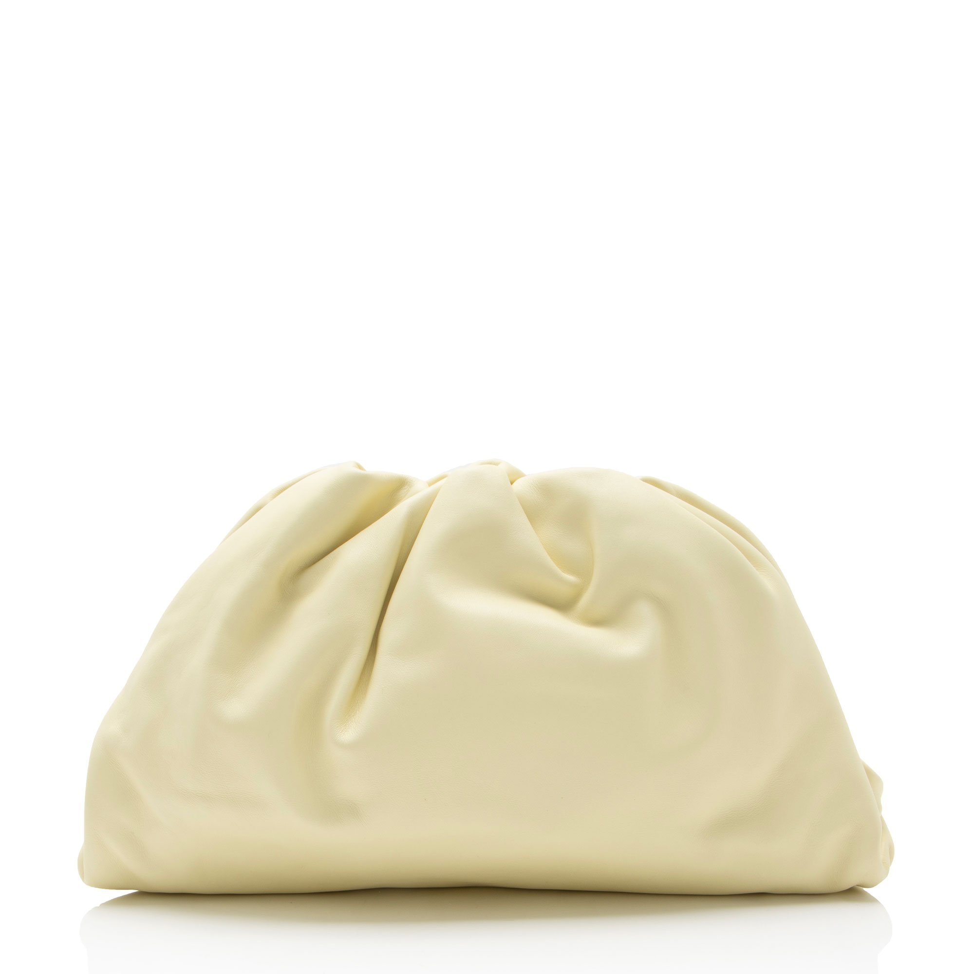 Pouch leather clutch bag