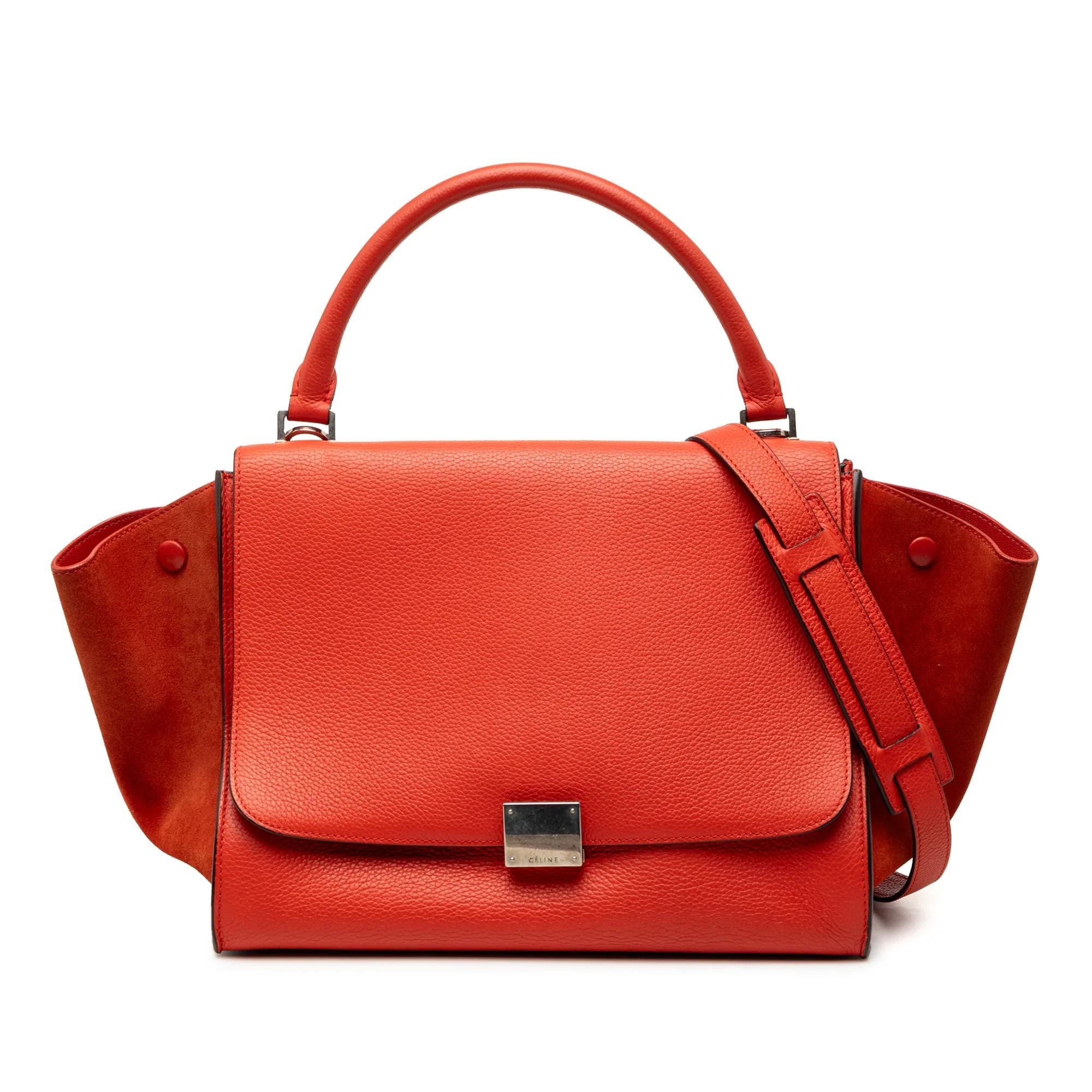 Trapèze pony-style calfskin handbag