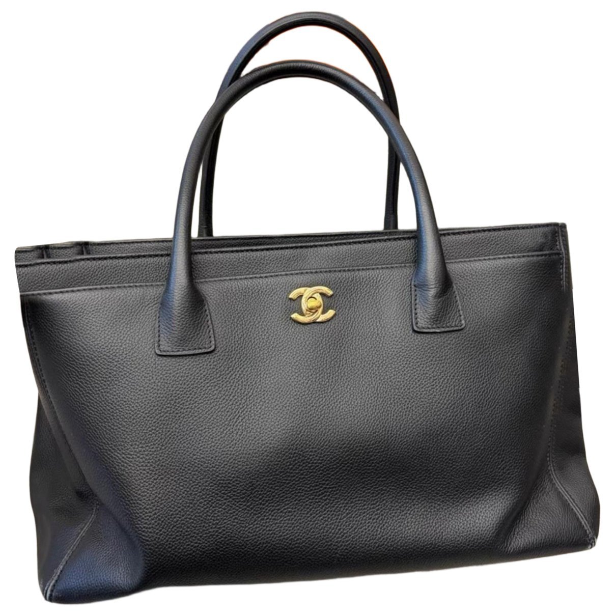 Executive leather tote