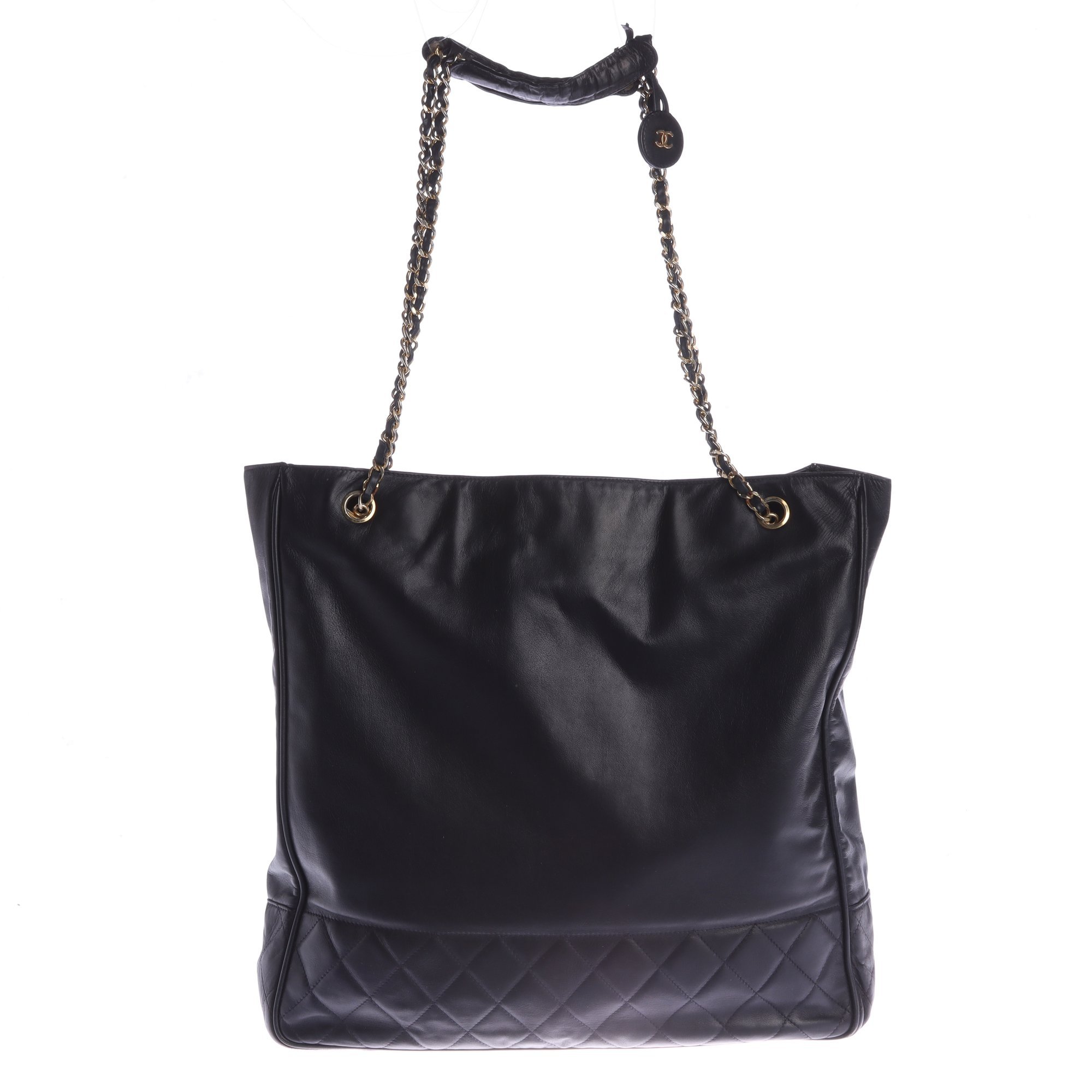 Grand shopping leather tote