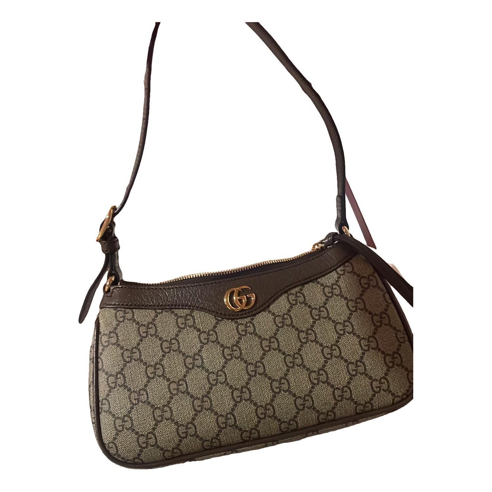 Vinyl clutch bag