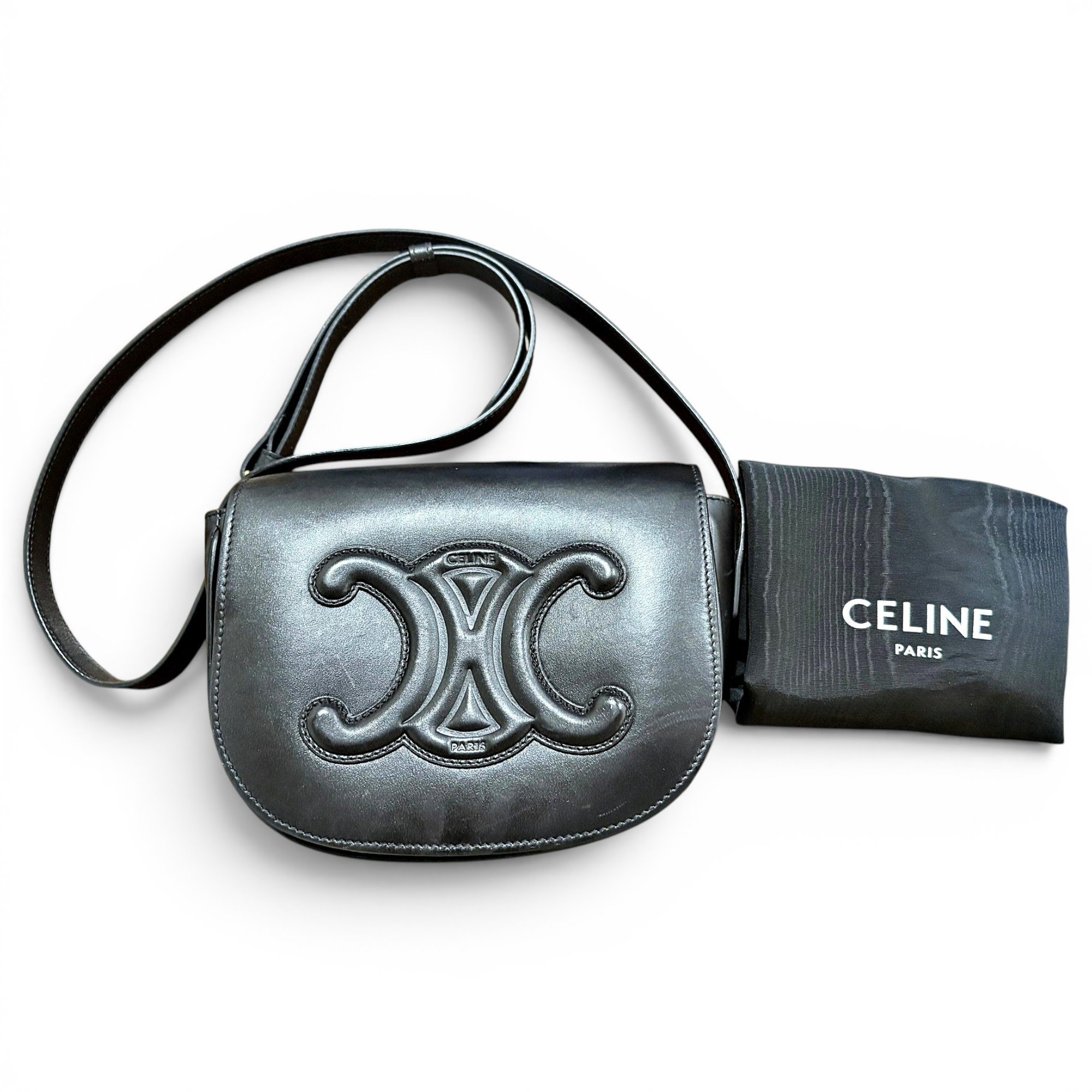 Folco leather crossbody bag