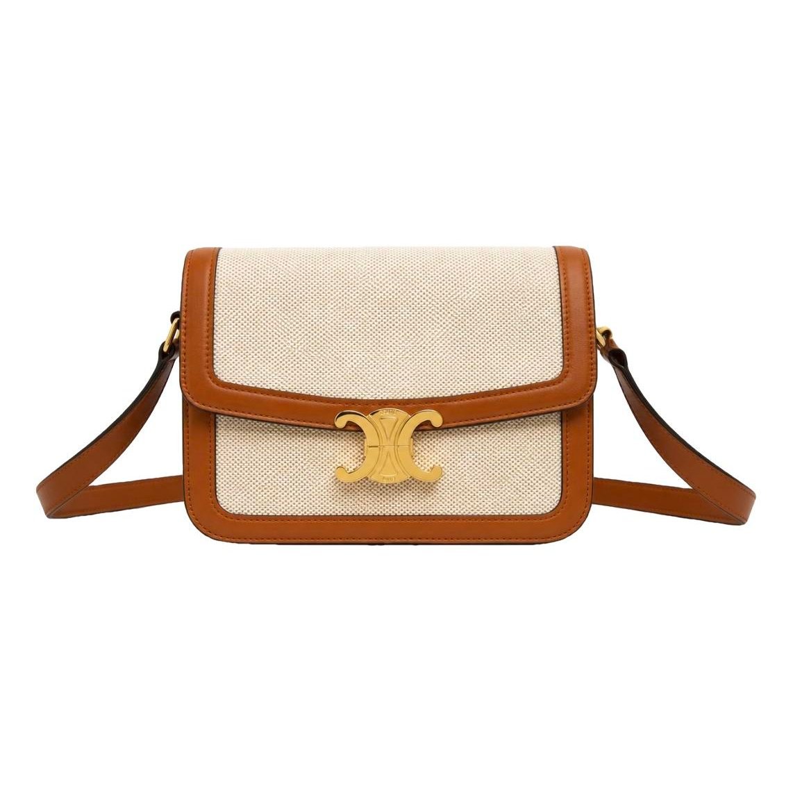 Triomphe leather handbag
