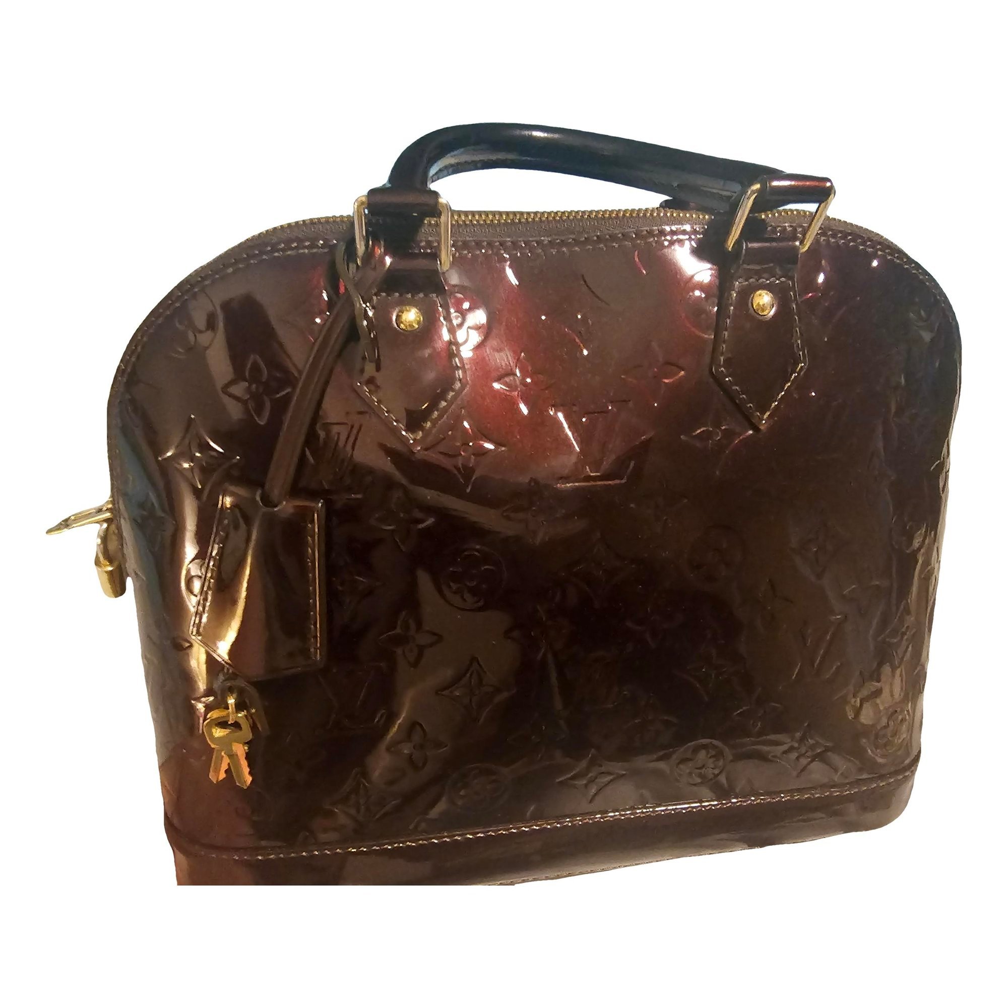 Alma patent leather handbag