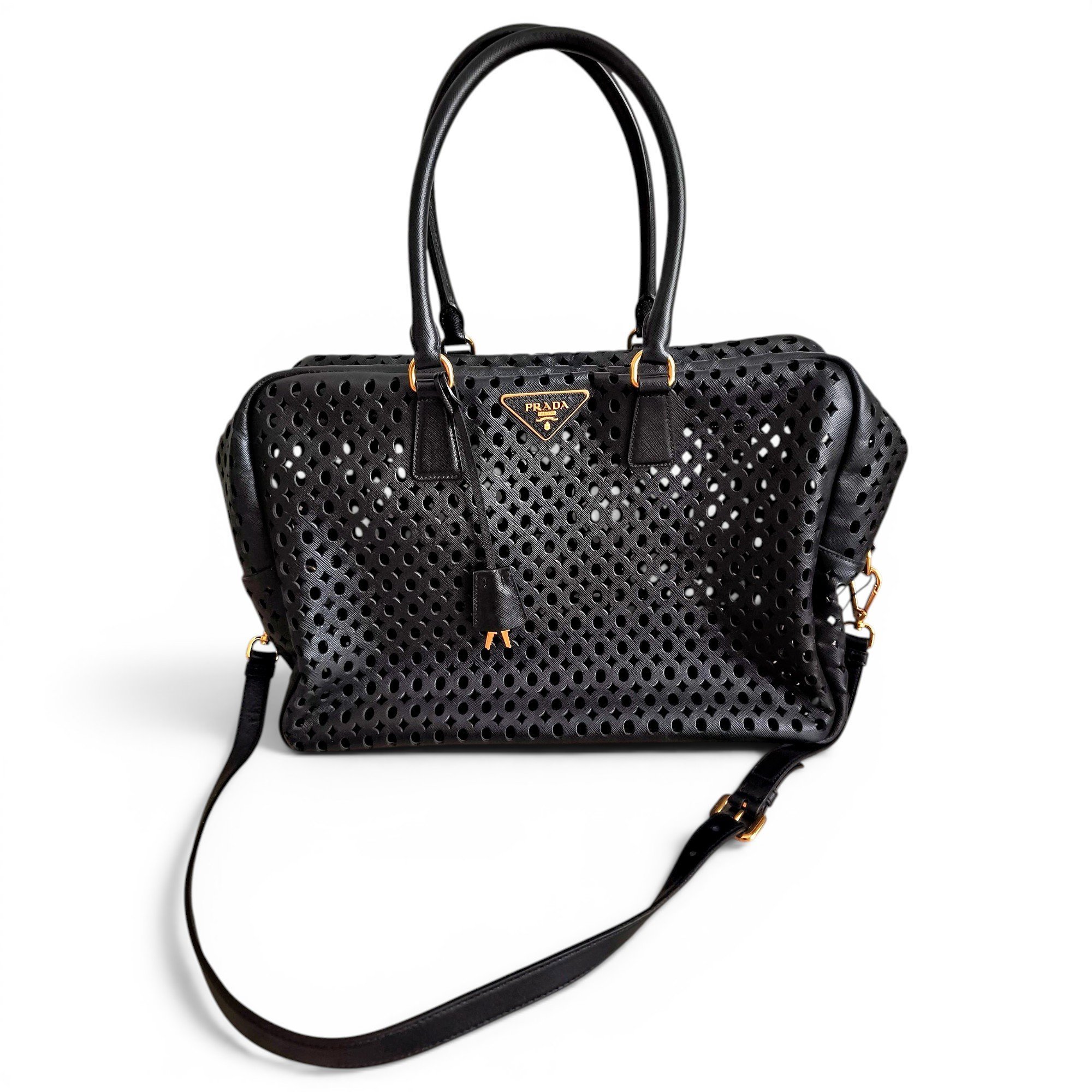 Galleria leather handbag