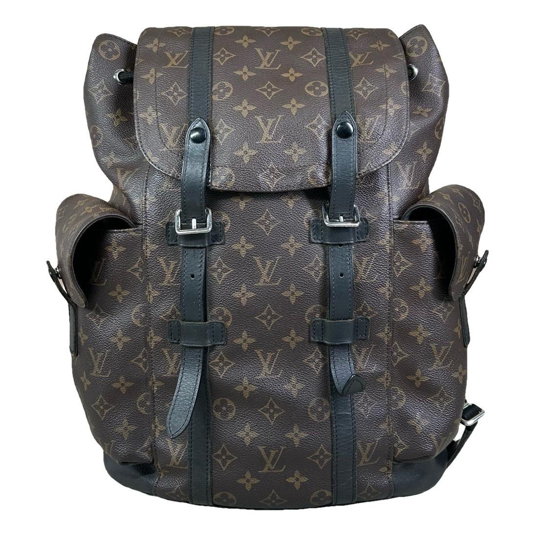 Leather backpack