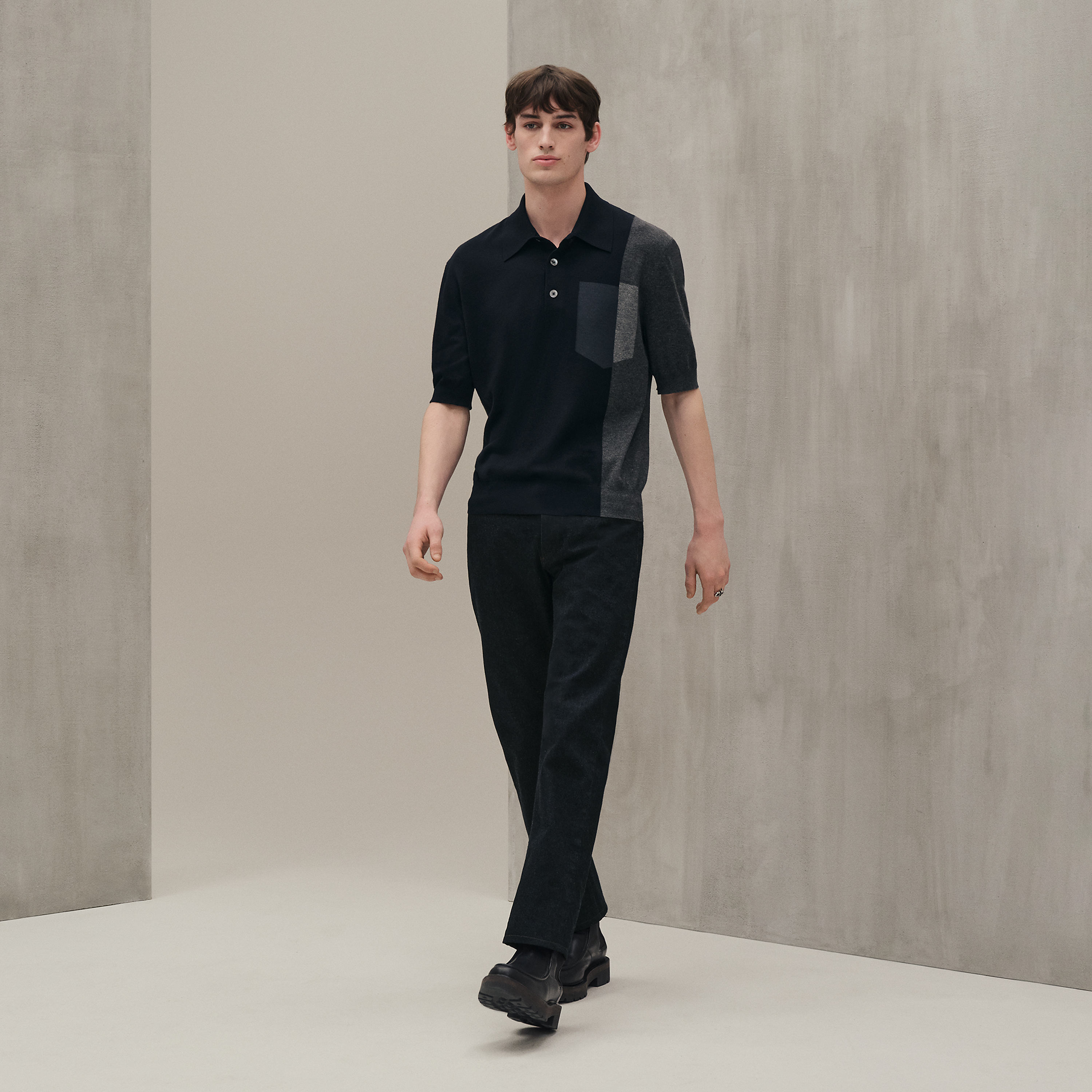 "Poche ombree" polo shirt