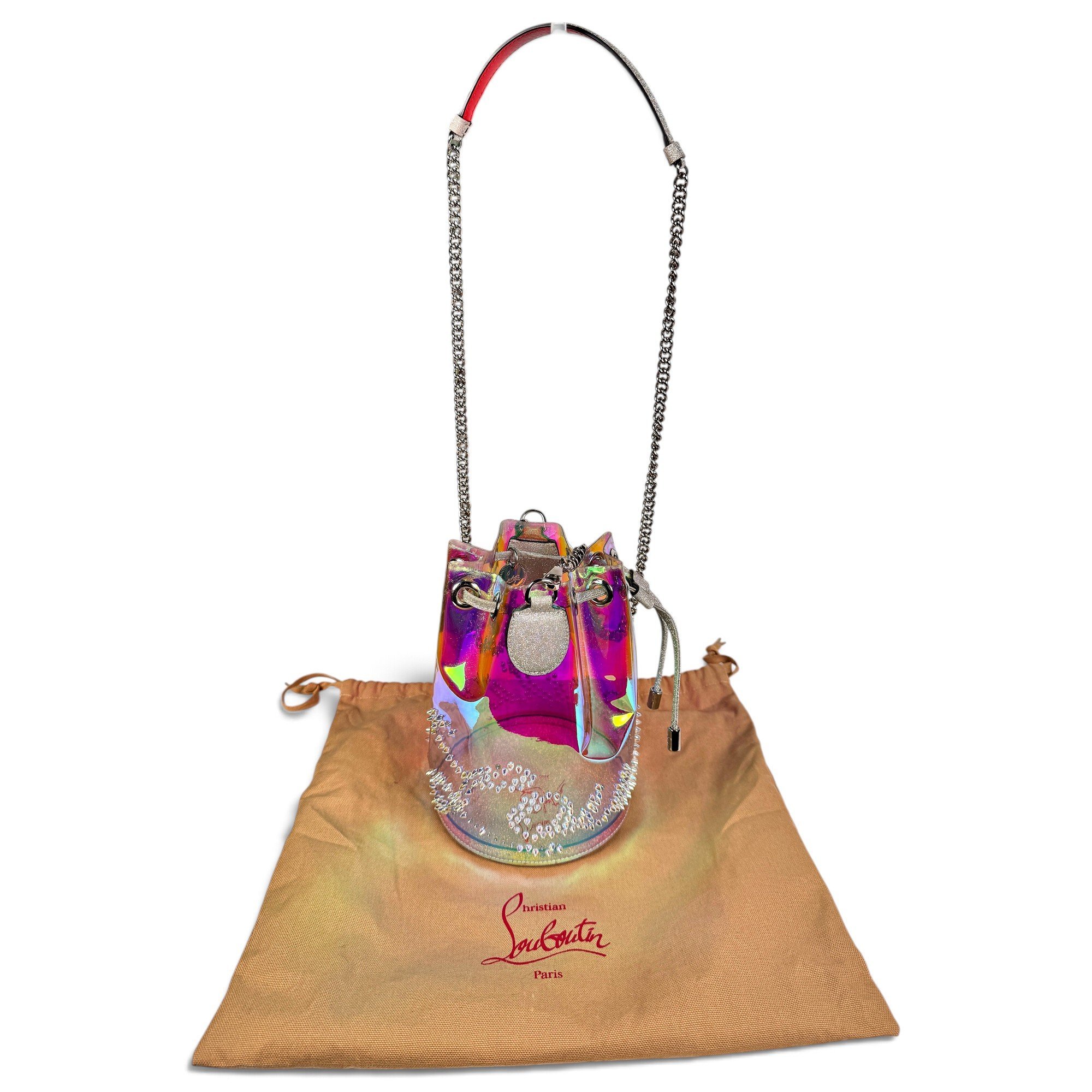 Christian Louboutin Marie Jane vinyl crossbody bag