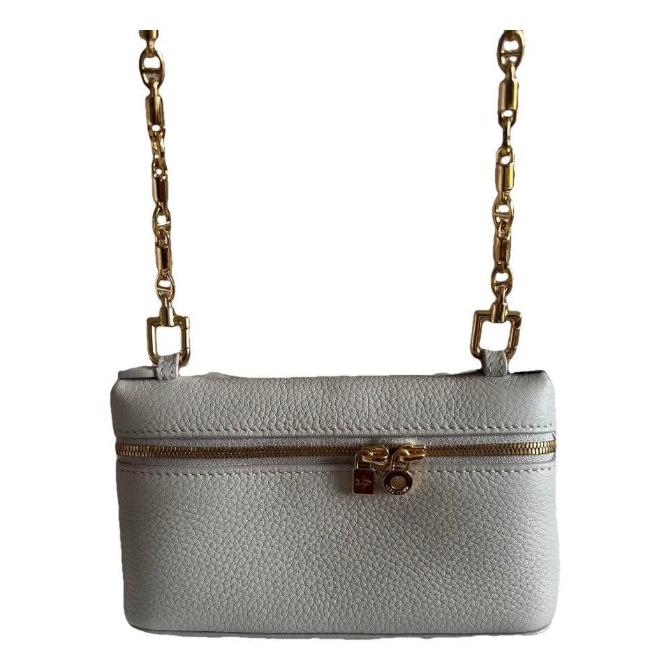 Leather clutch bag