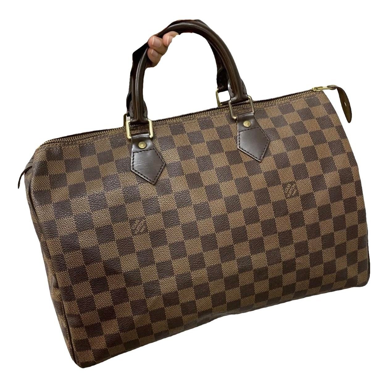 Speedy leather handbag