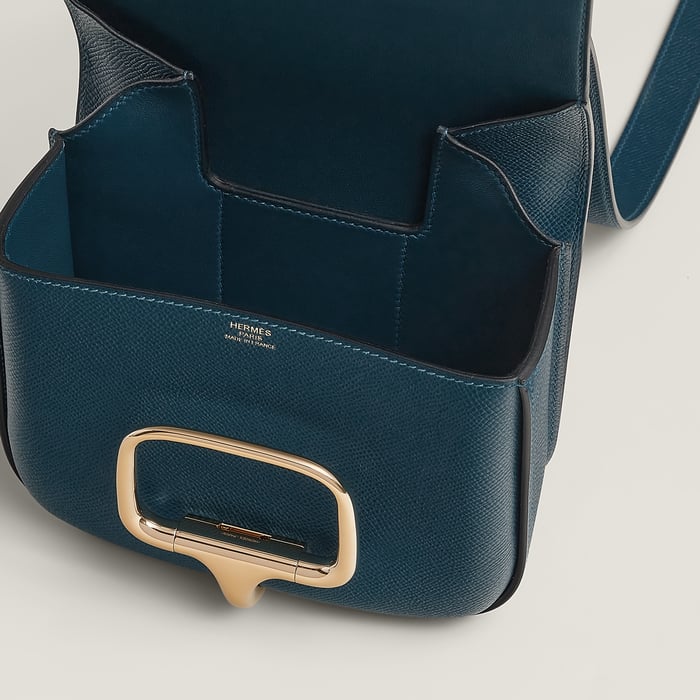 Bleu De Prusse Hermès Della Cavalleria Mini Bag II