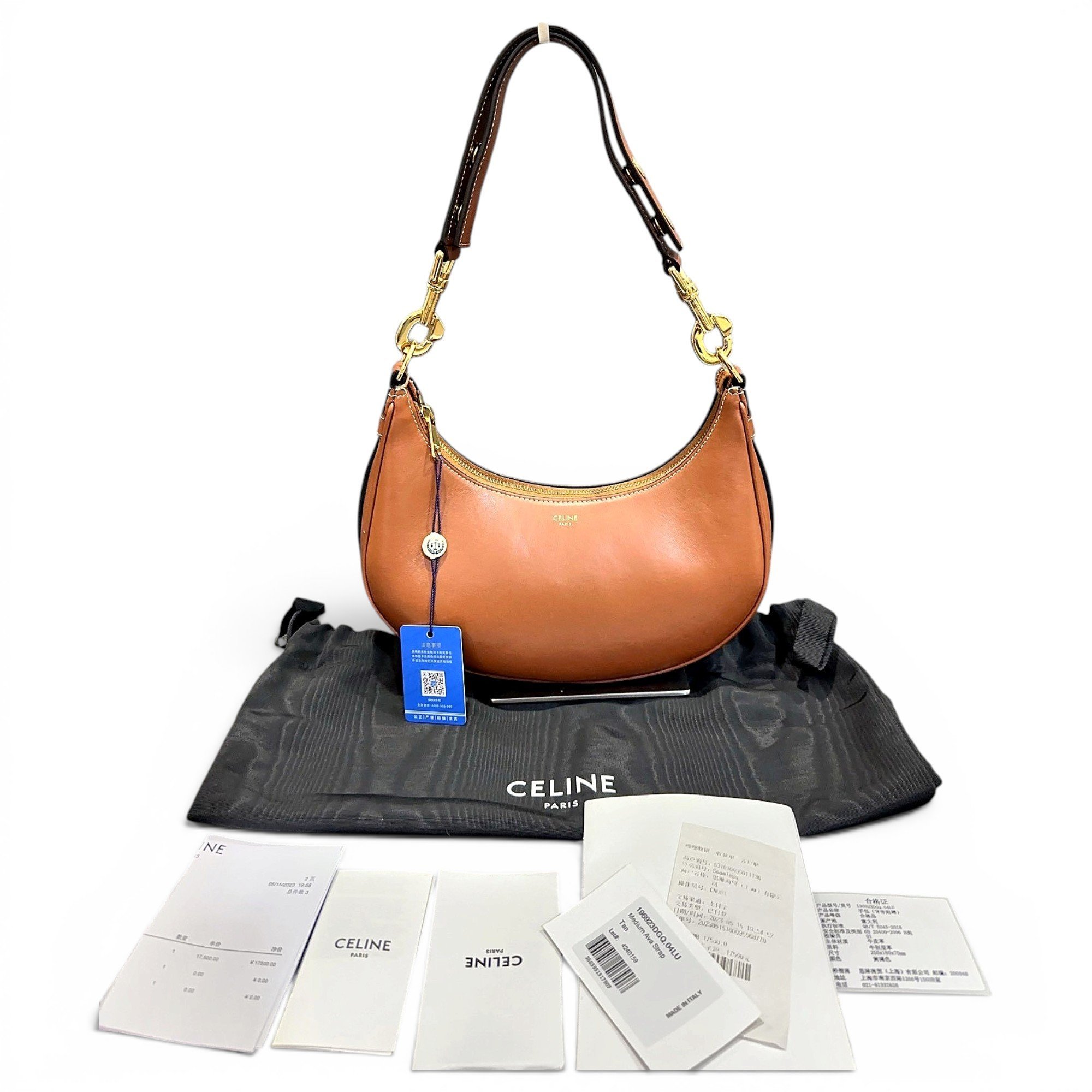 Ava leather handbag