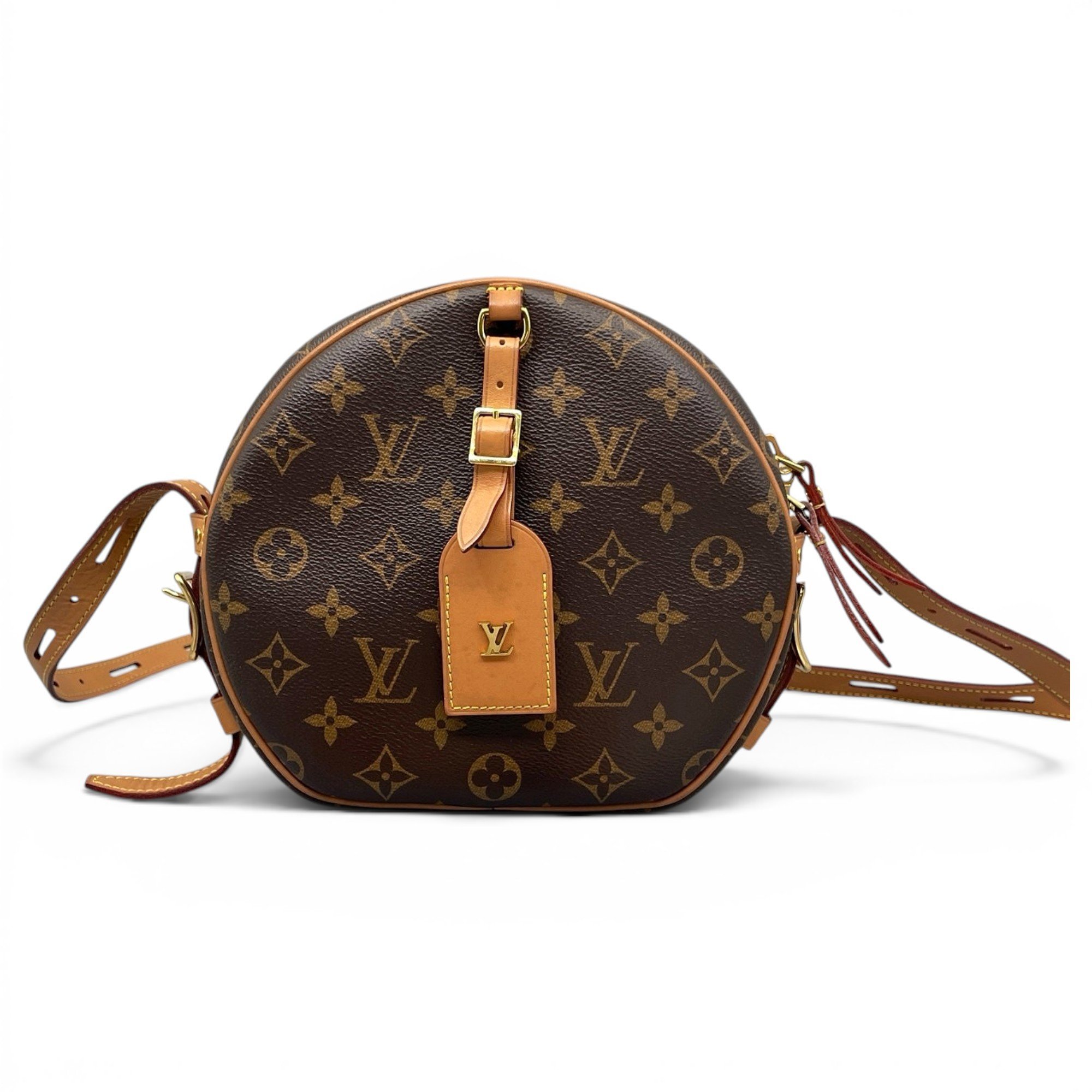 Boîte chapeau souple leather handbag