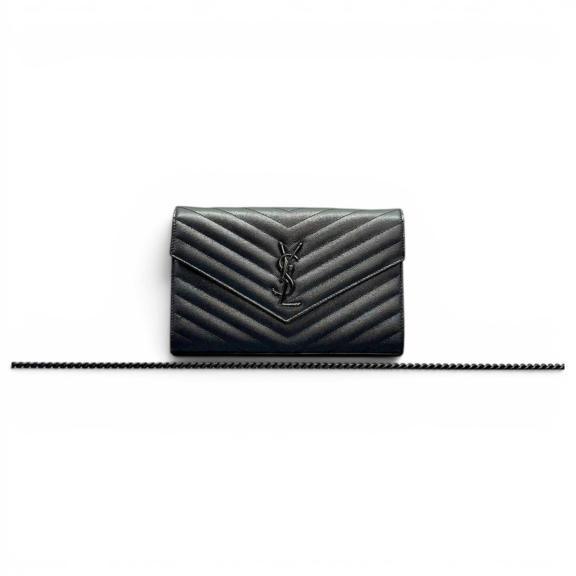 Portefeuille enveloppe leather handbag