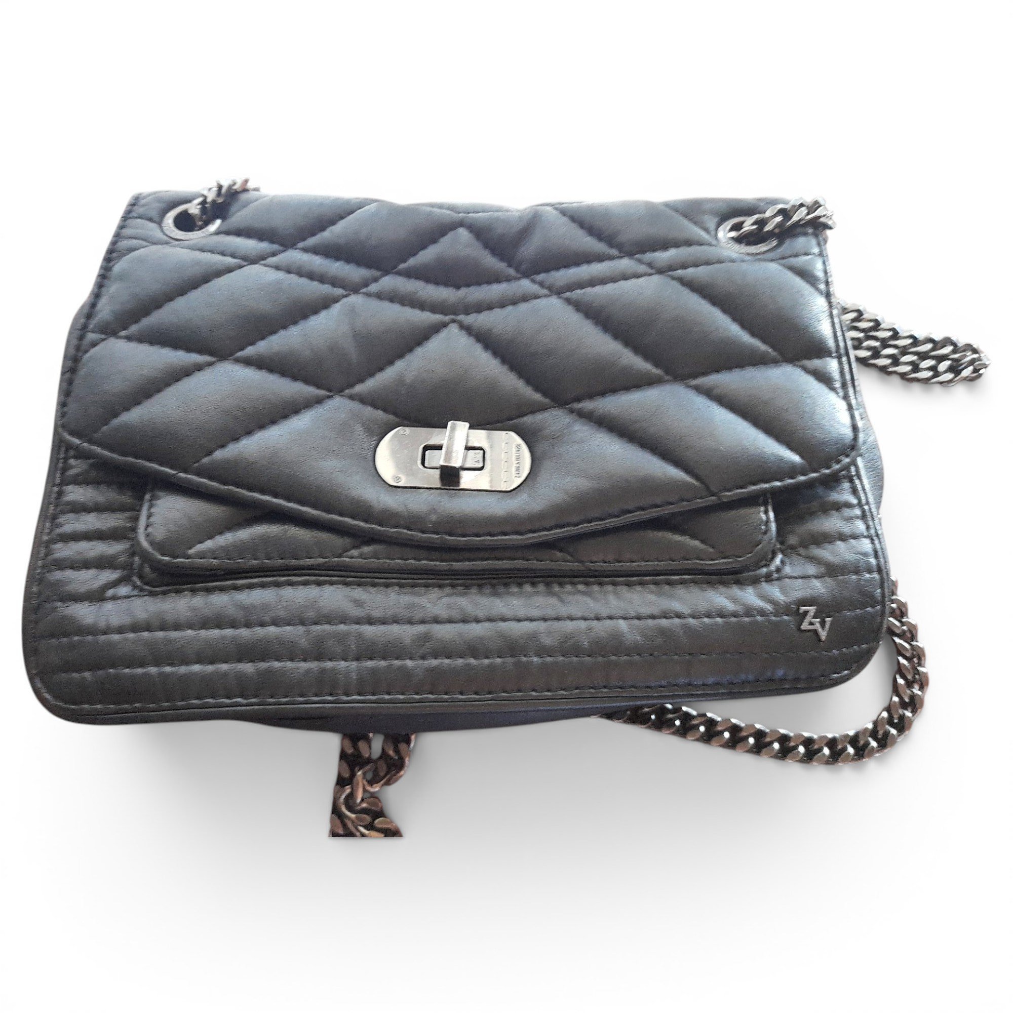Rock leather crossbody bag