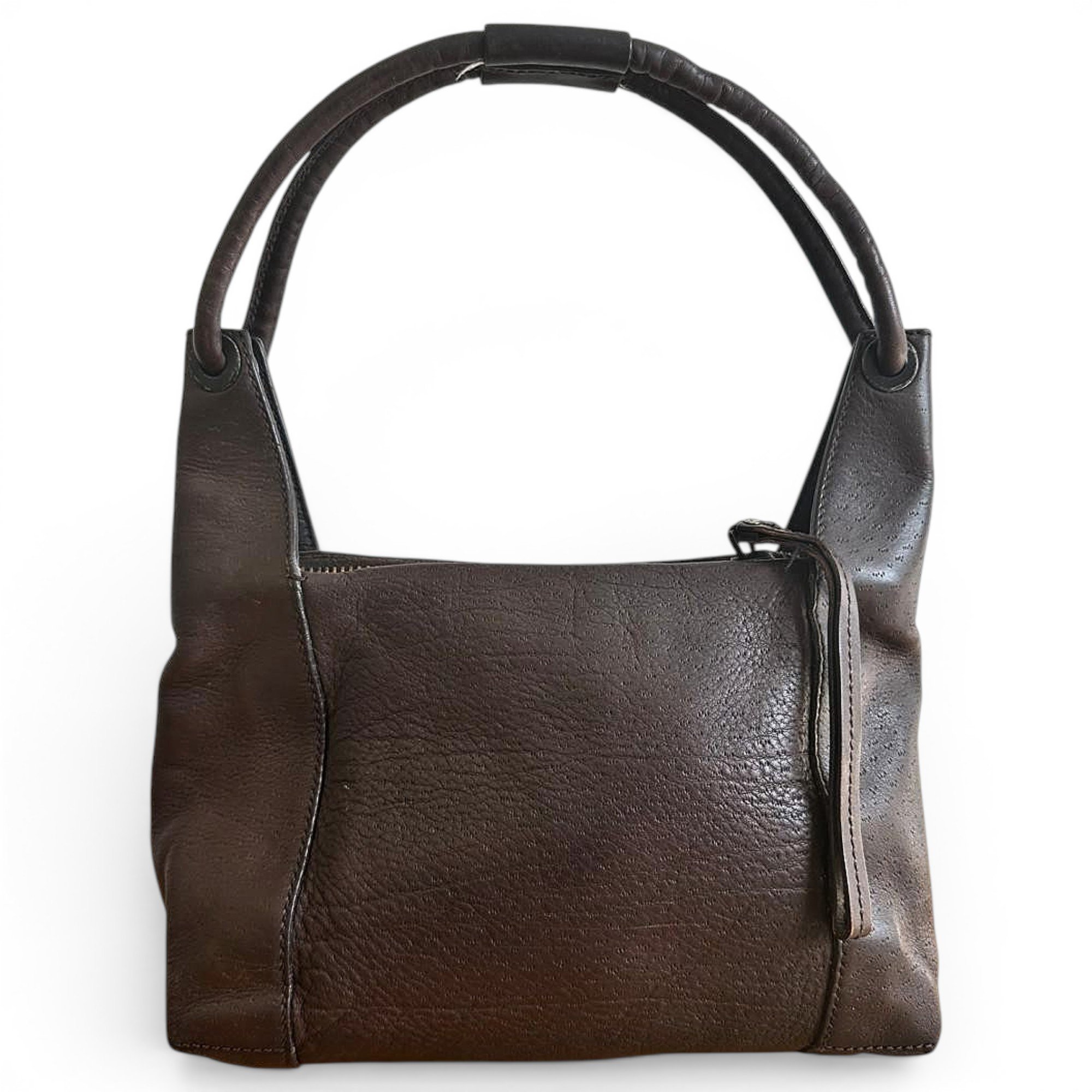 Hobo leather handbag