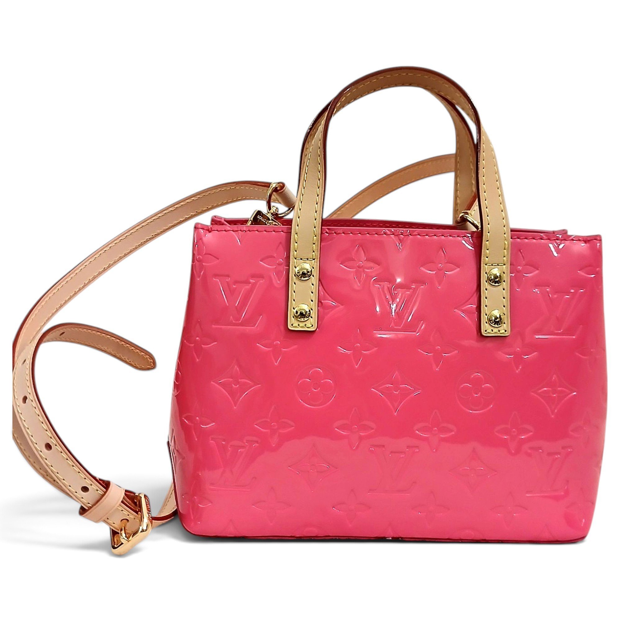 Reade patent leather tote