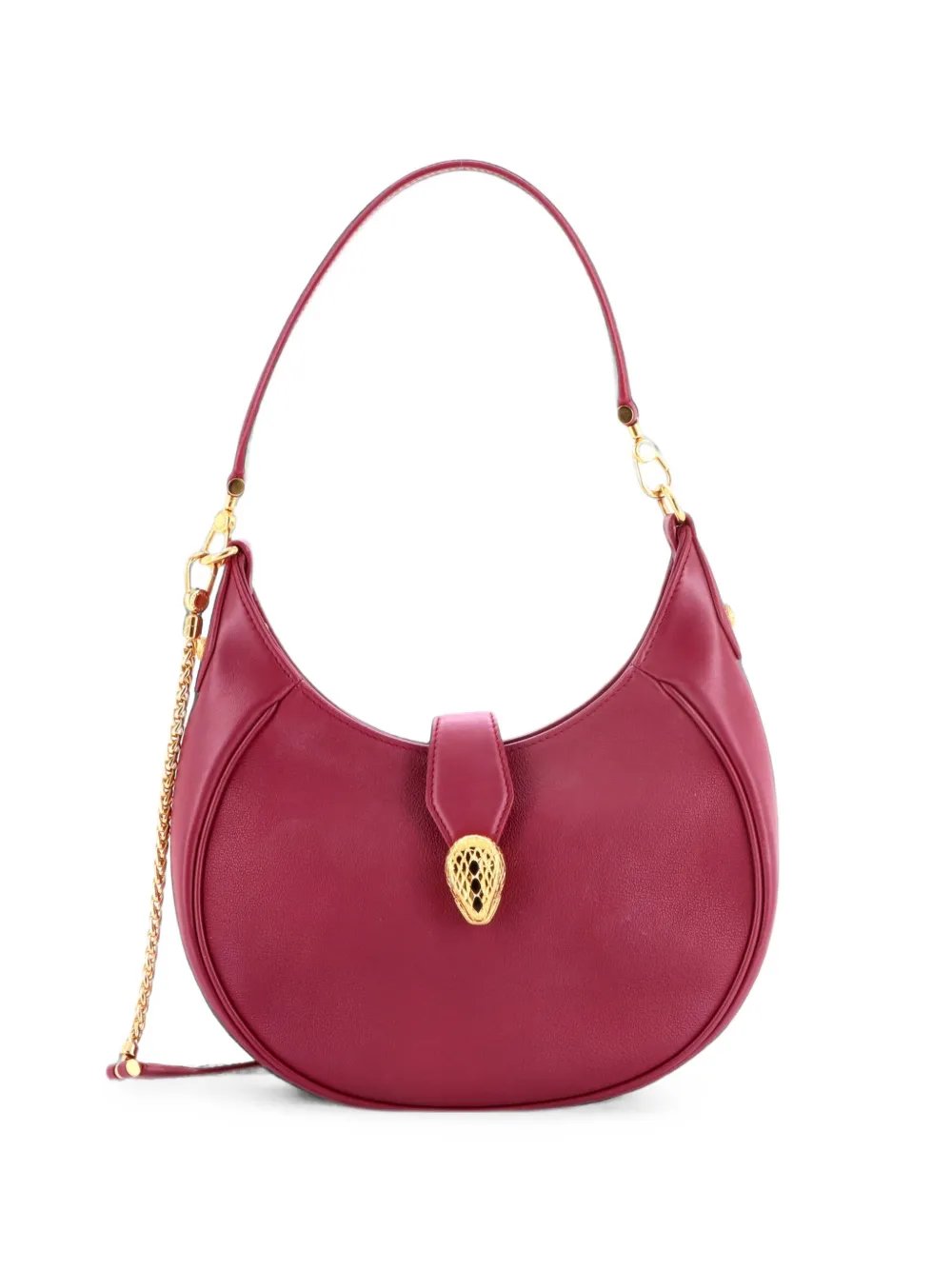 Serpenti Ellipse Crossbody Bag Leather Medium shoulder bag