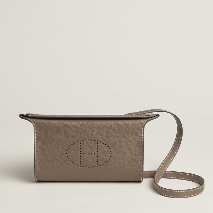 Étoupe Hermès Videpoches Bag