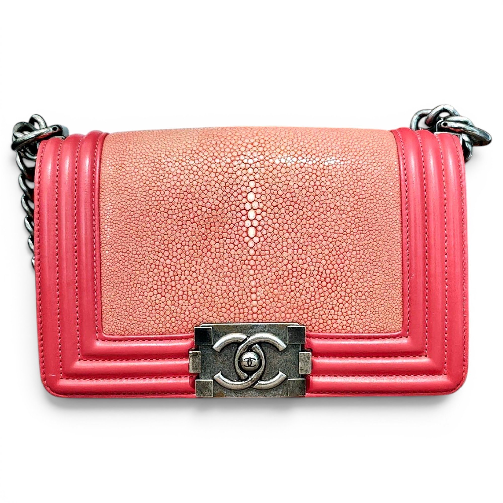 Boy leather crossbody bag
