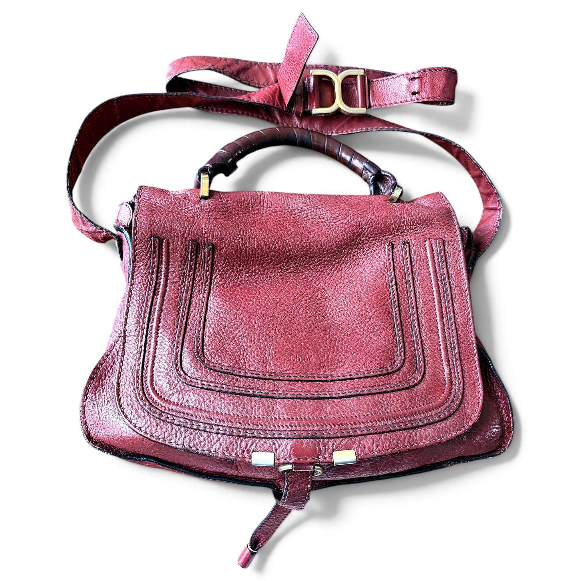 Marcie leather handbag