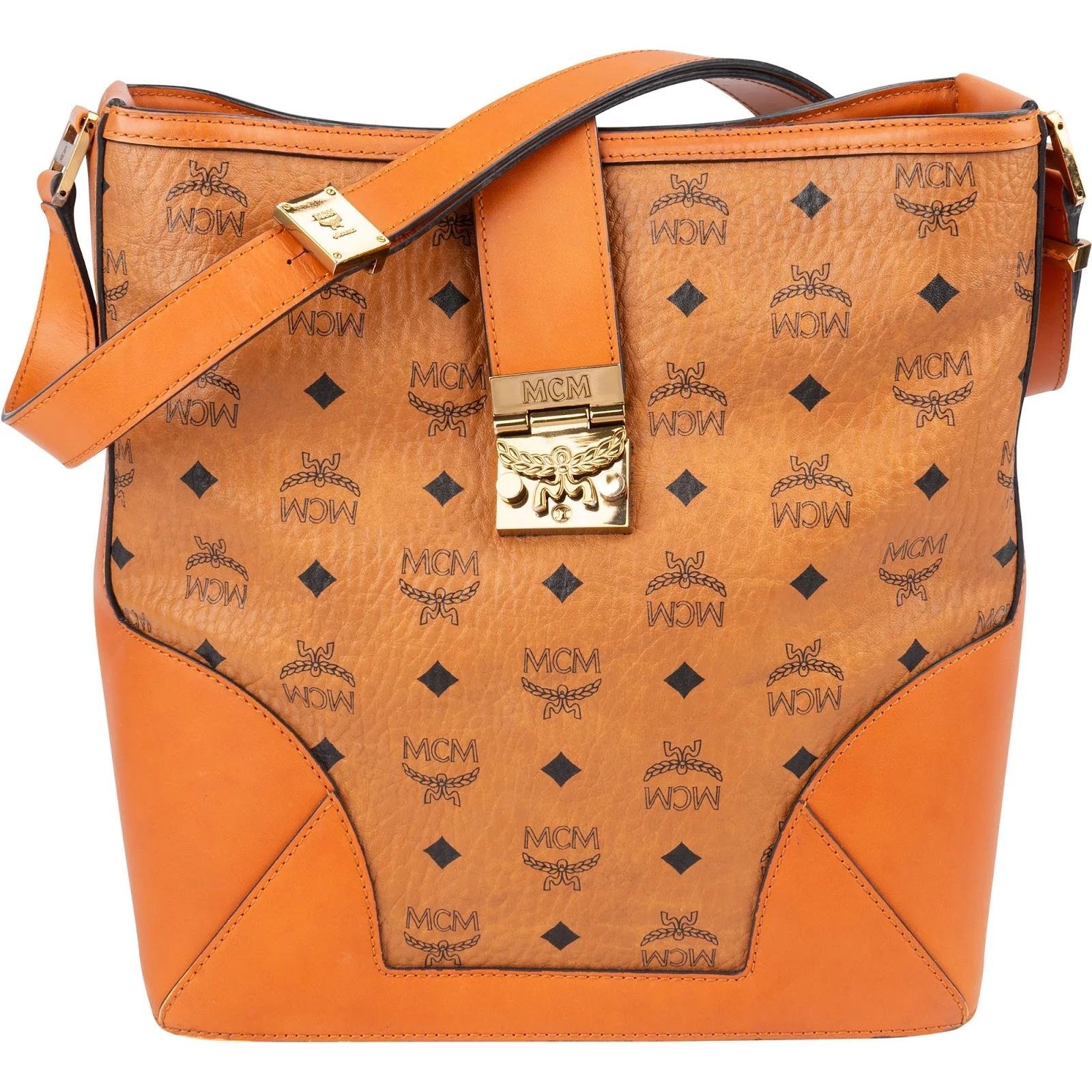 MCM Heritage Drawstring leather crossbody bag