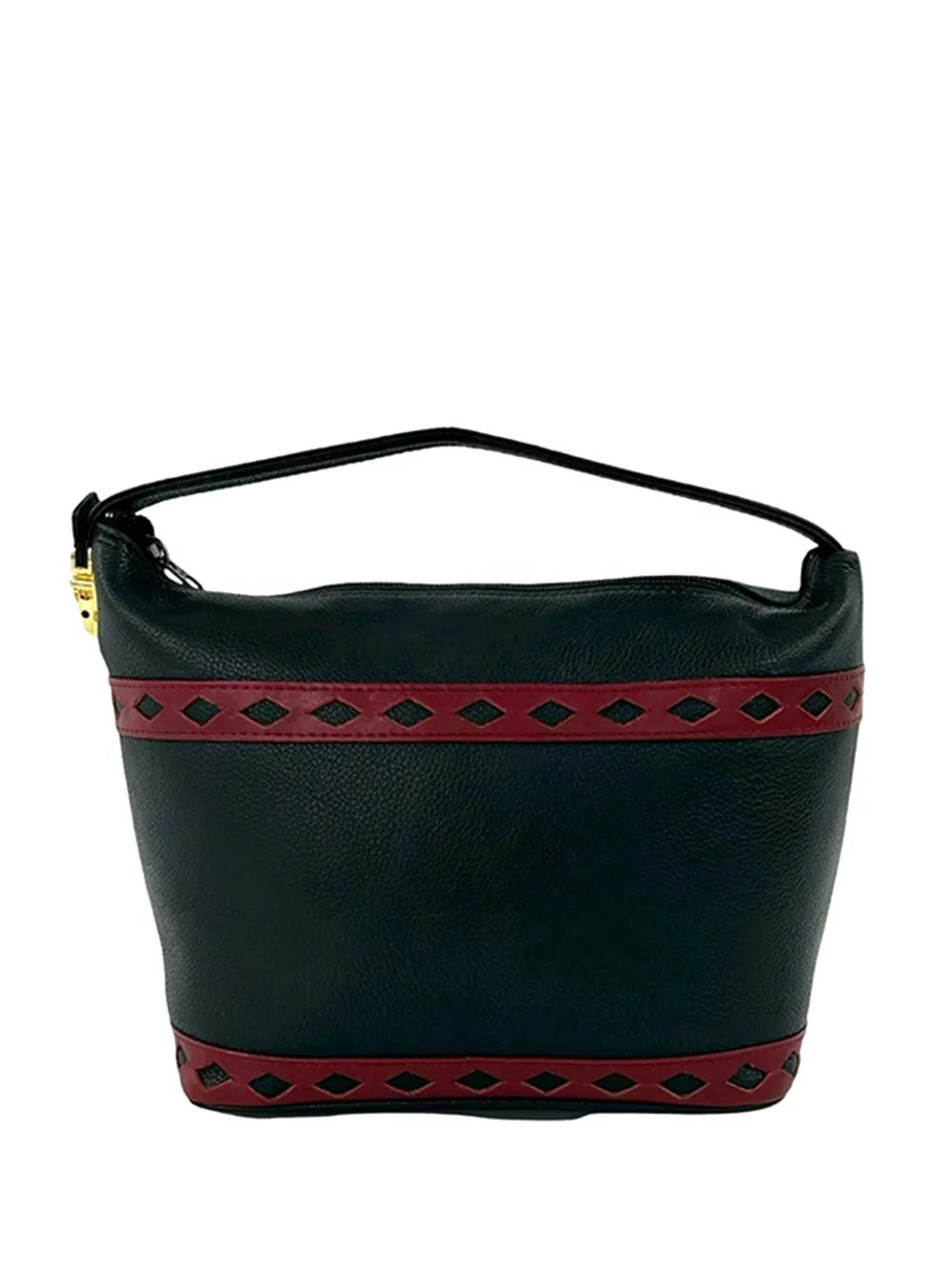 20th Century Leather Diamond Cut handbag