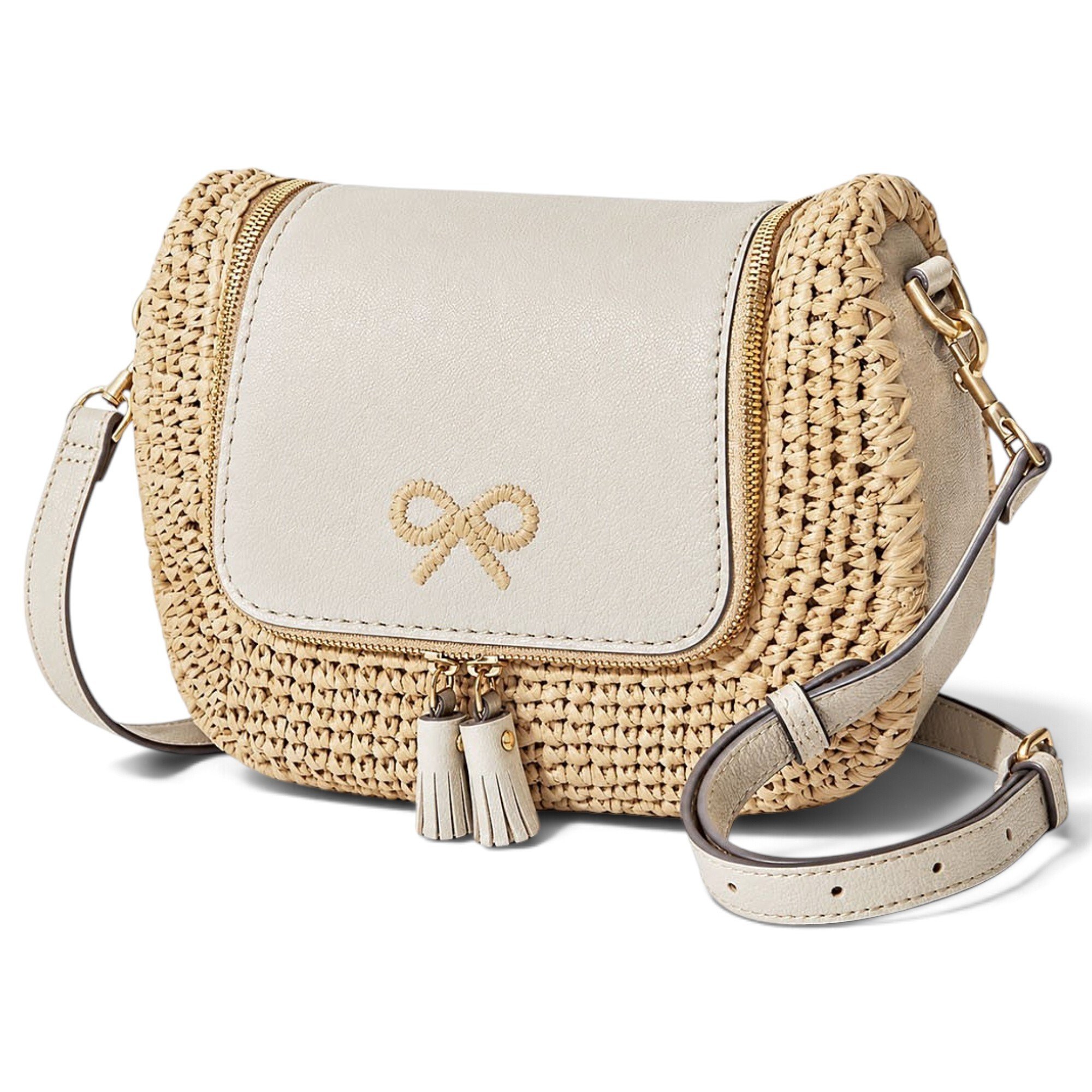 Leather crossbody bag