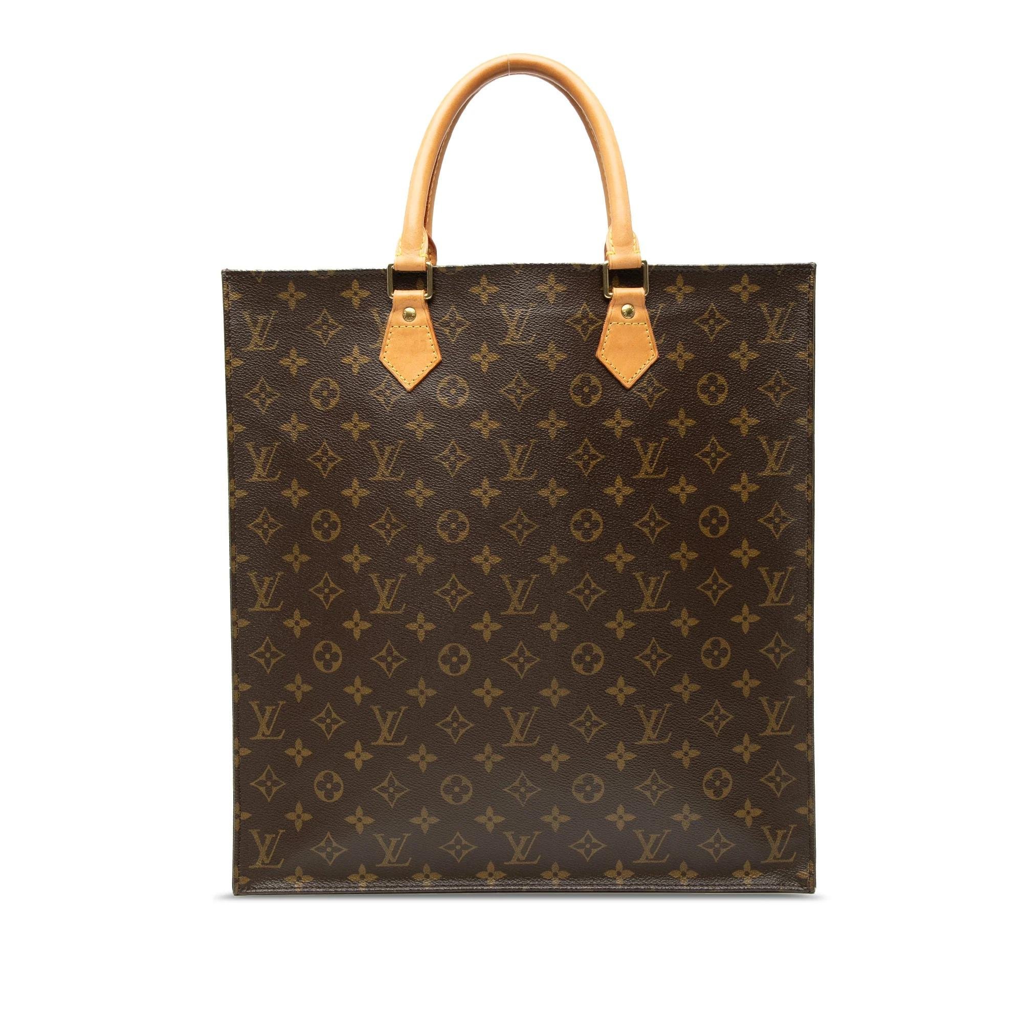 Plat leather tote