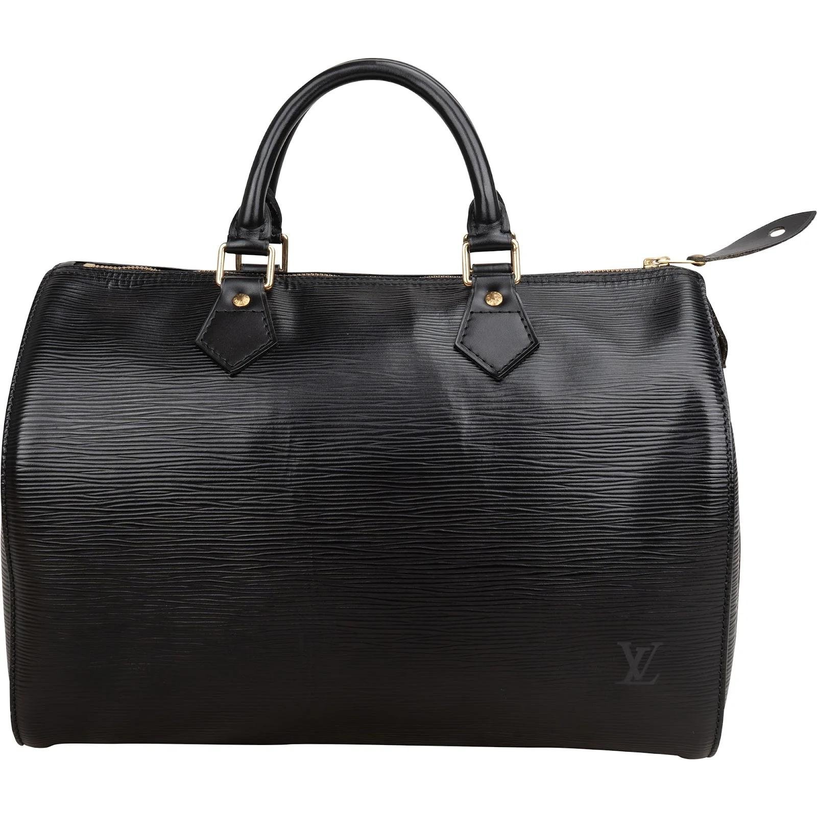 Speedy leather handbag