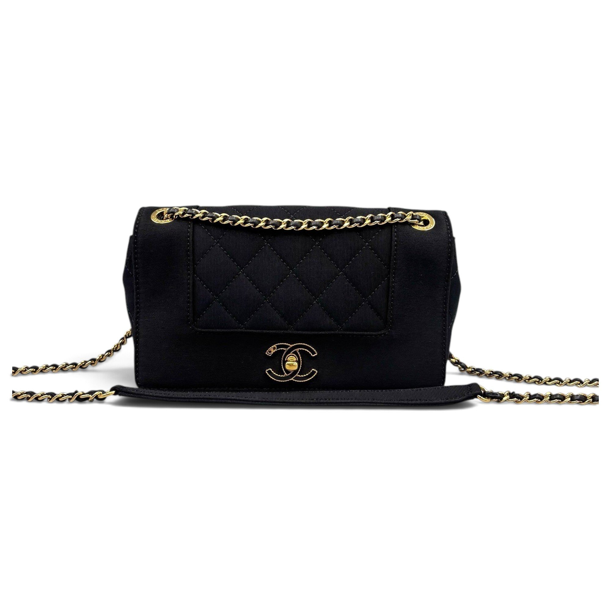 Wallet On Chain cloth crossbody bag