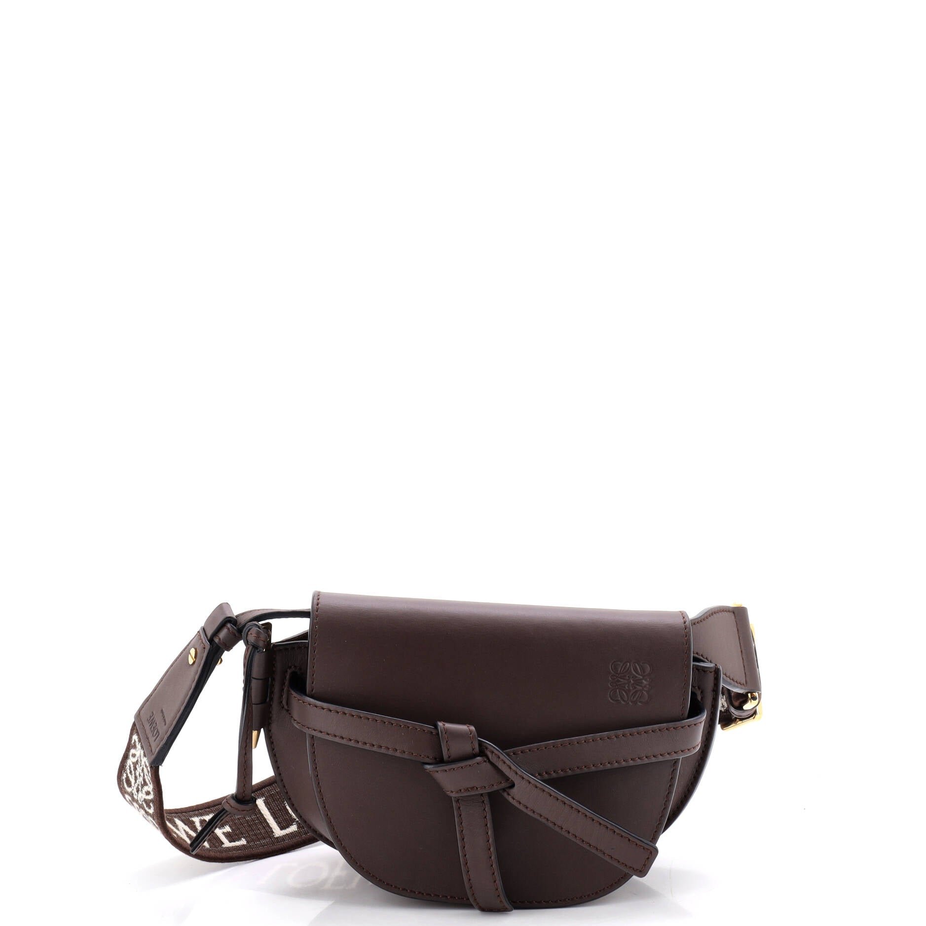 Gate Dual Shoulder Bag Leather Mini