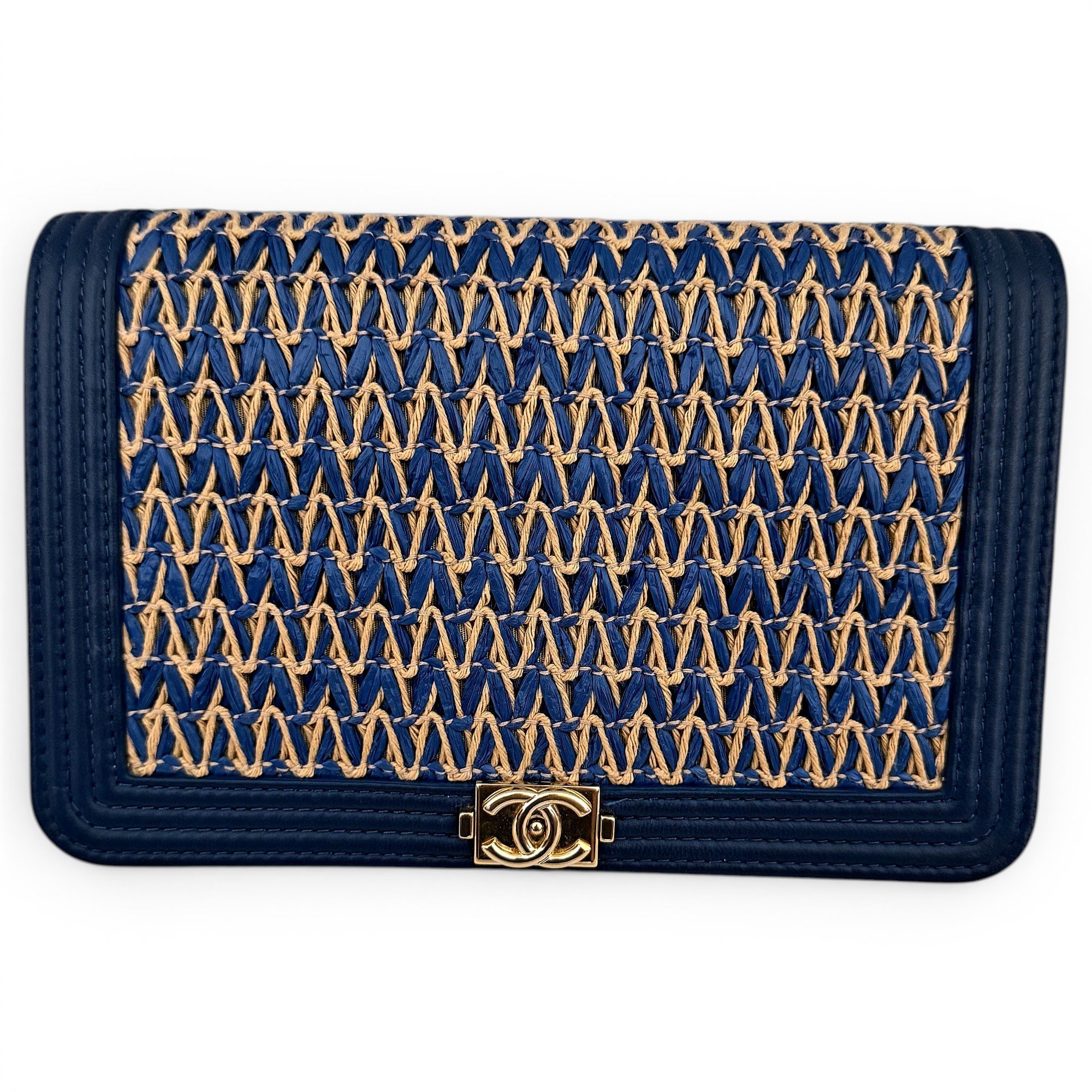Wallet On Chain Boy leather handbag