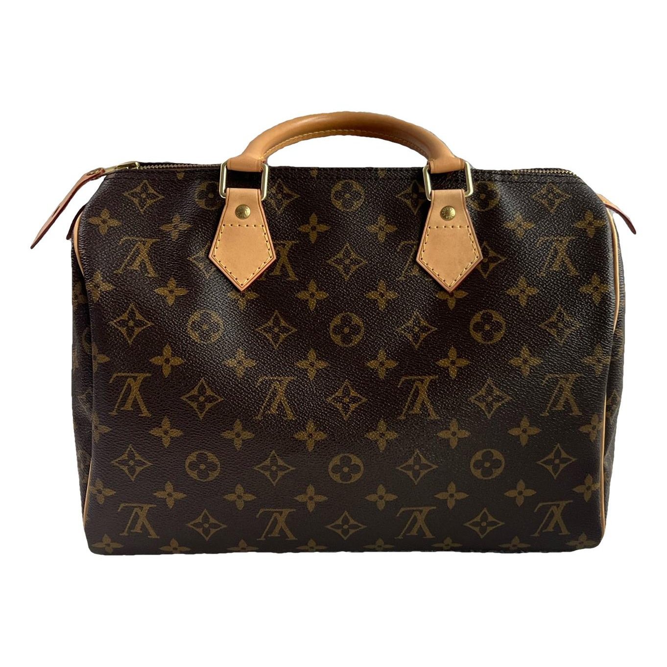Speedy leather handbag