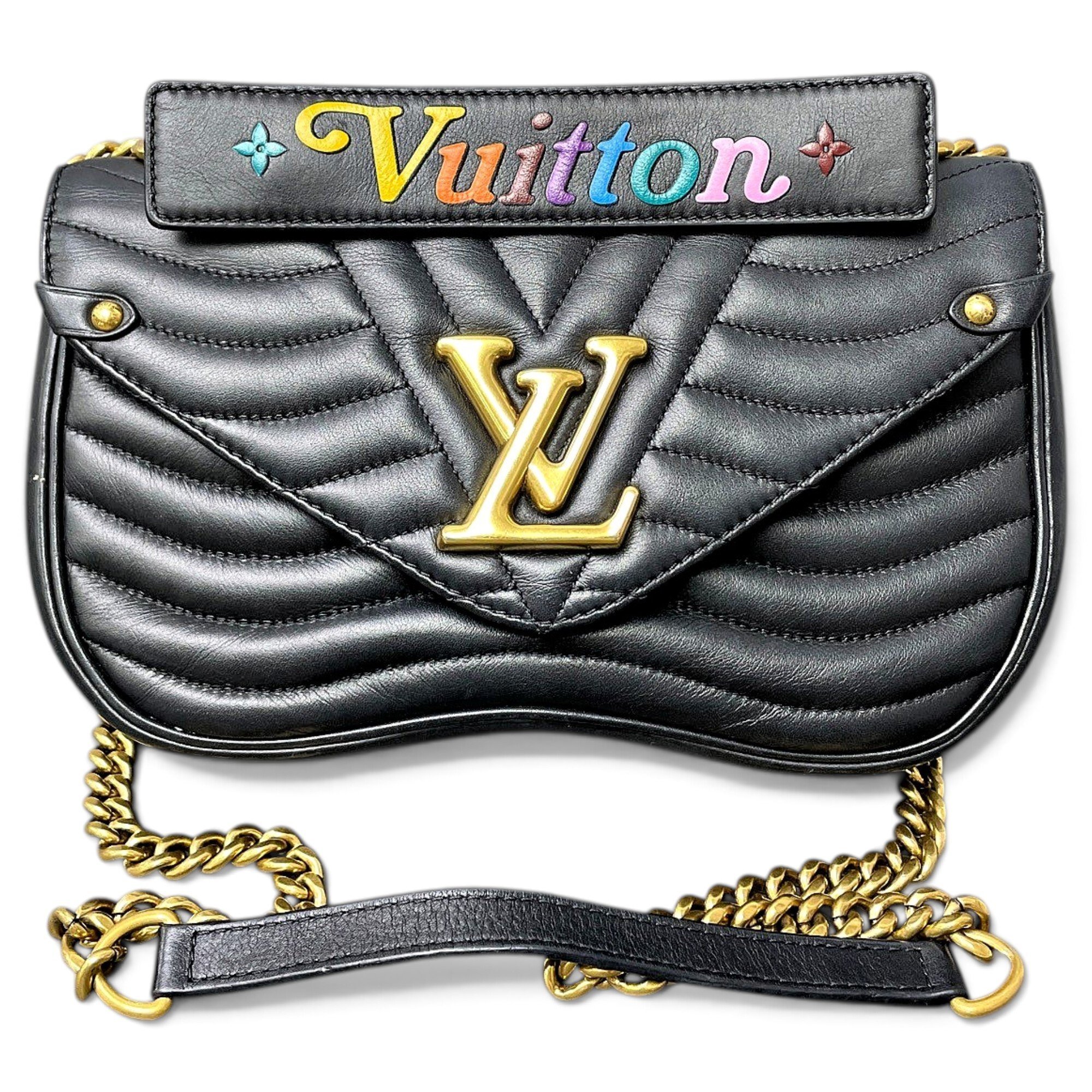New Wave leather handbag