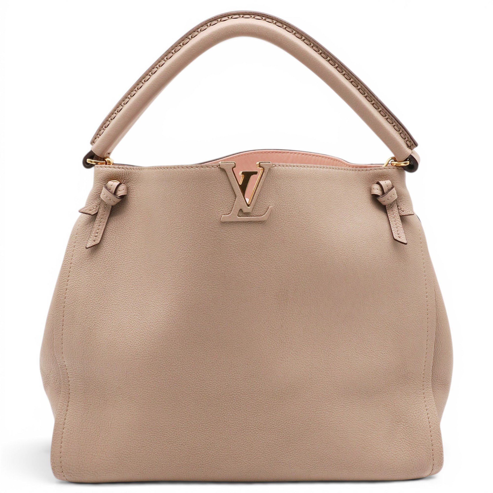 Capucines leather handbag