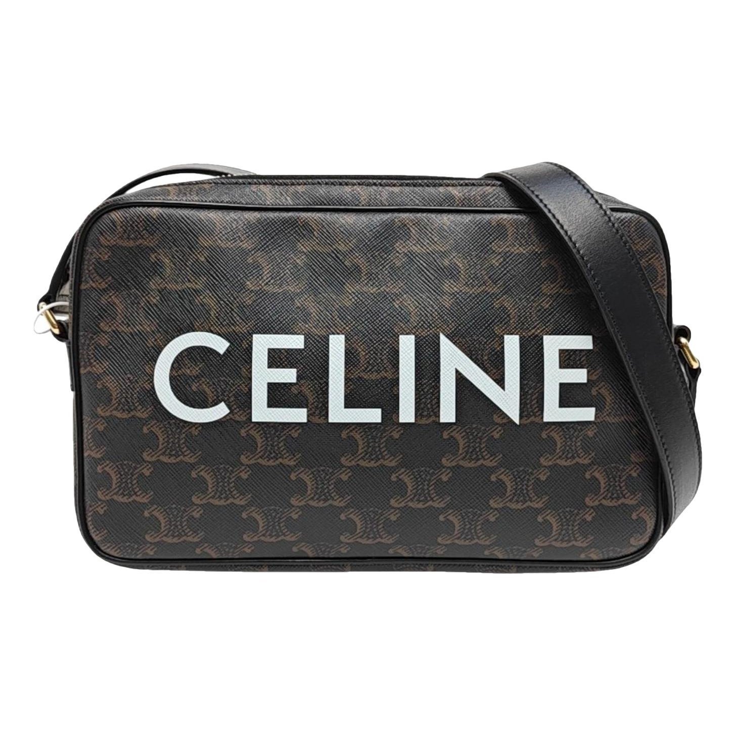 Triomphe leather handbag