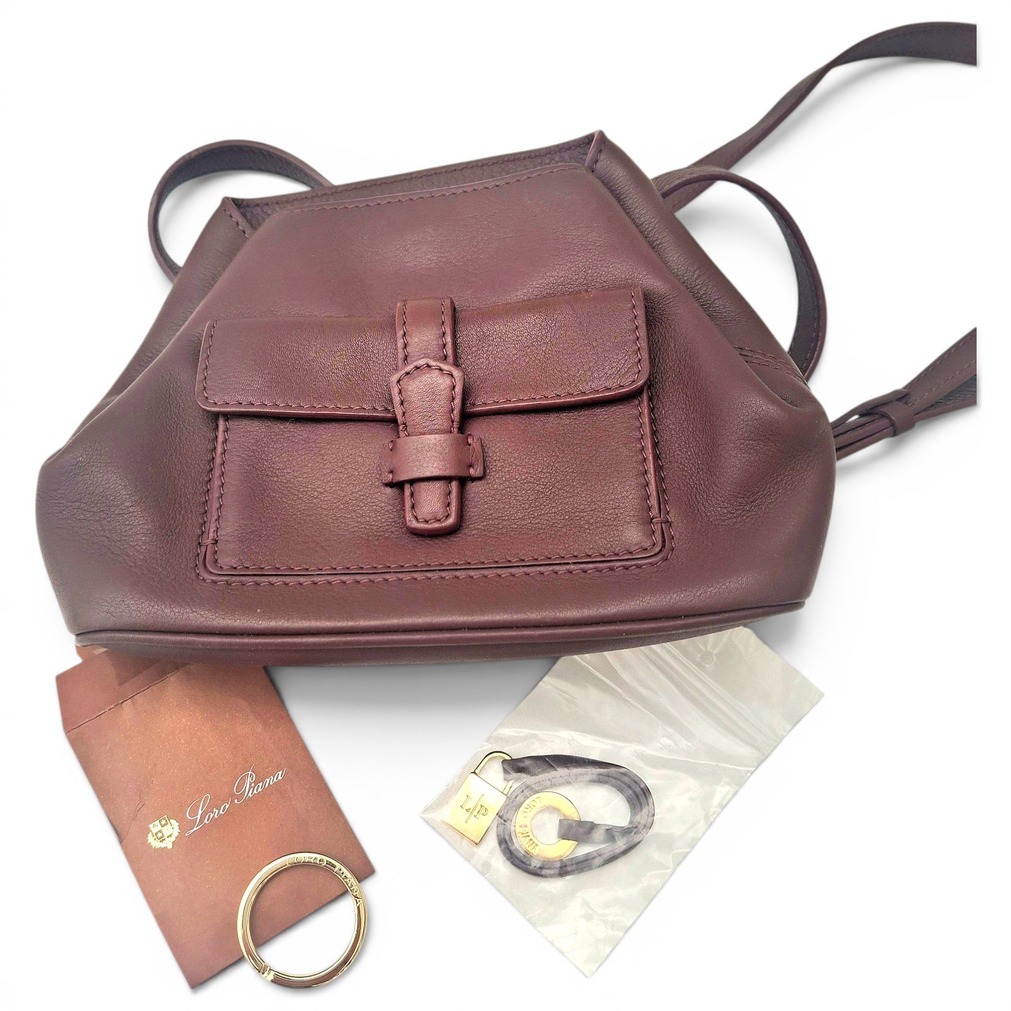 Leather mini bag