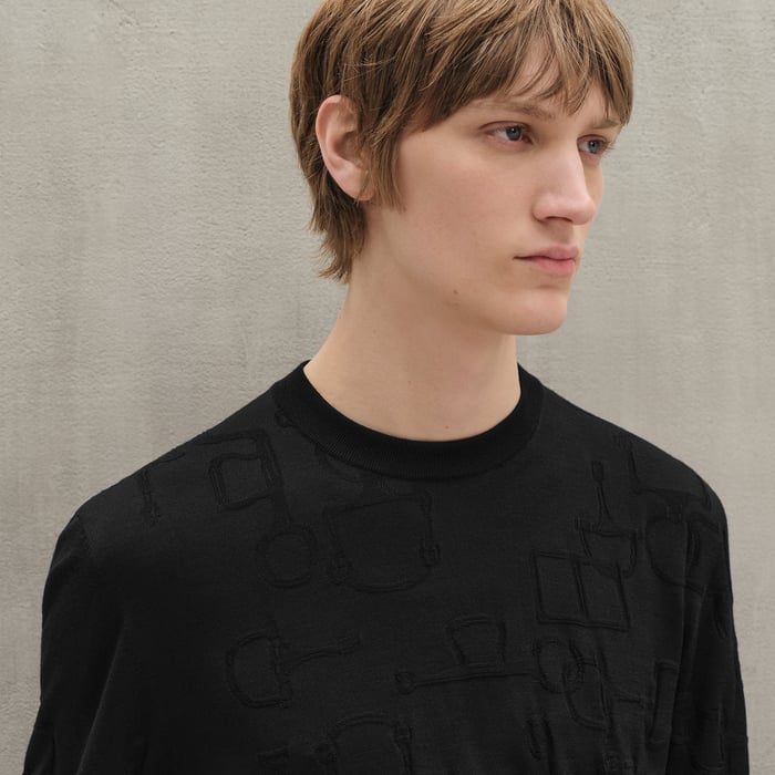 Noir "Meli-mors Integral" Crewneck Sweater