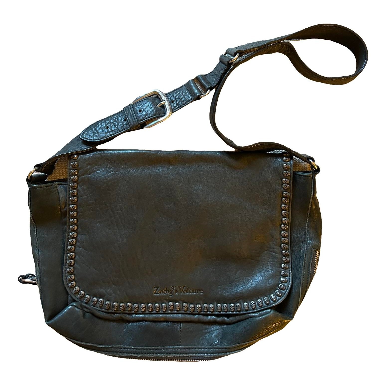 Leather crossbody bag